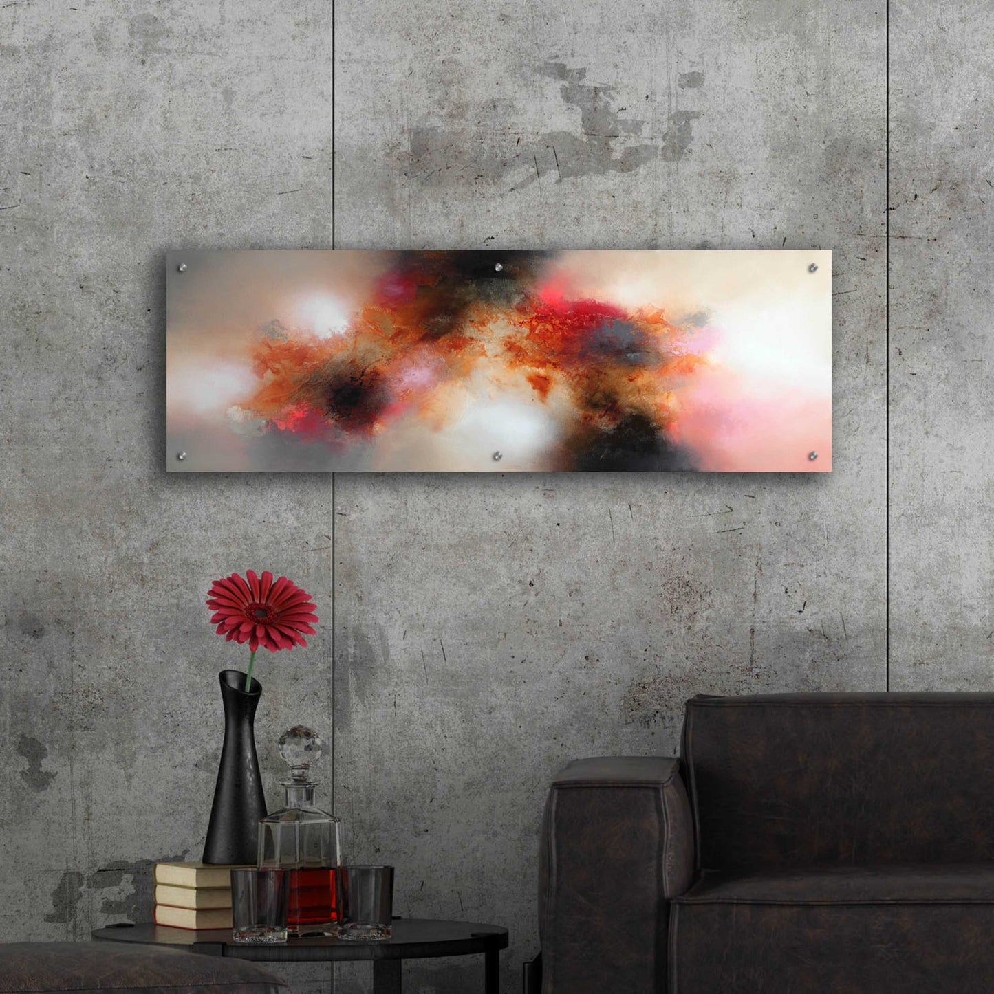 Epic Art 'Journey In The Fall' by Eelco Maan, Acrylic Glass Wall Art,48x16