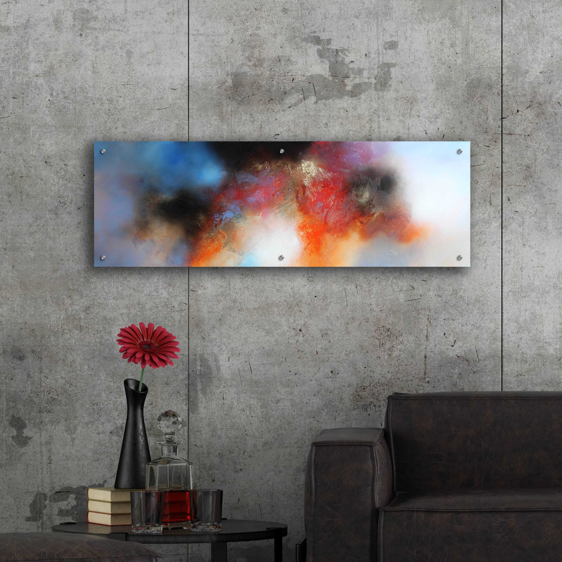 Epic Art 'A New Day' by Eelco Maan, Acrylic Glass Wall Art,48x16