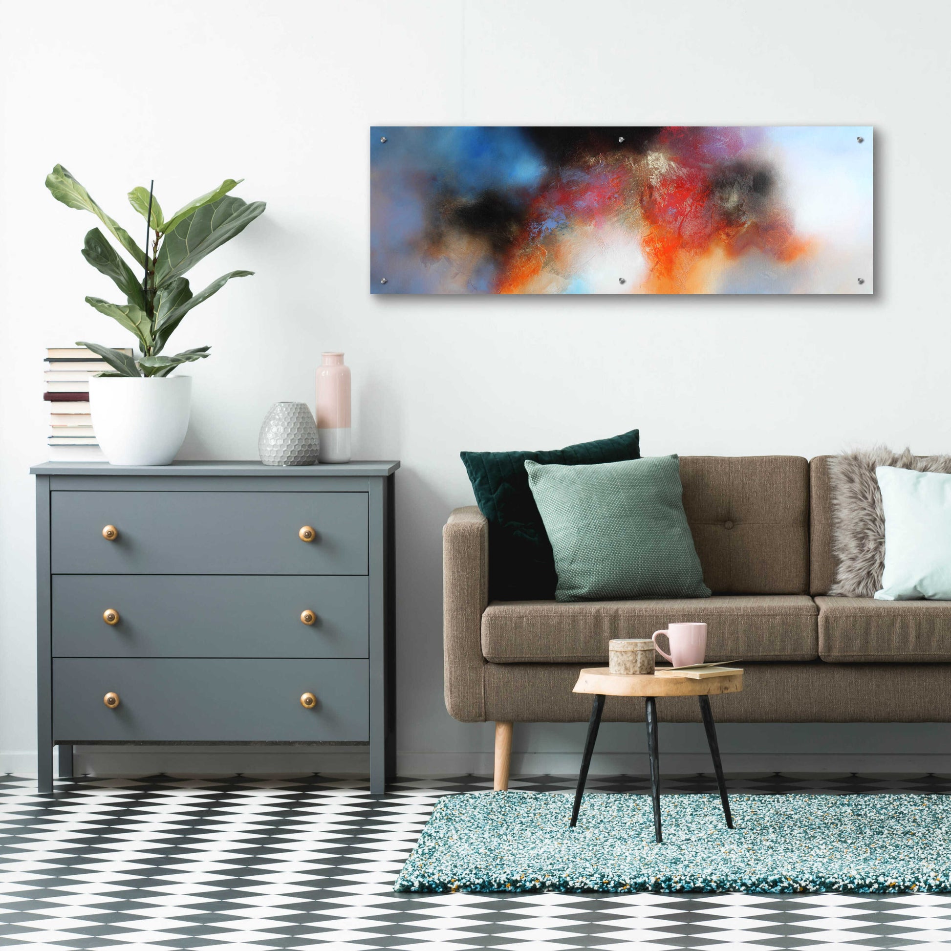 Epic Art 'A New Day' by Eelco Maan, Acrylic Glass Wall Art,48x16