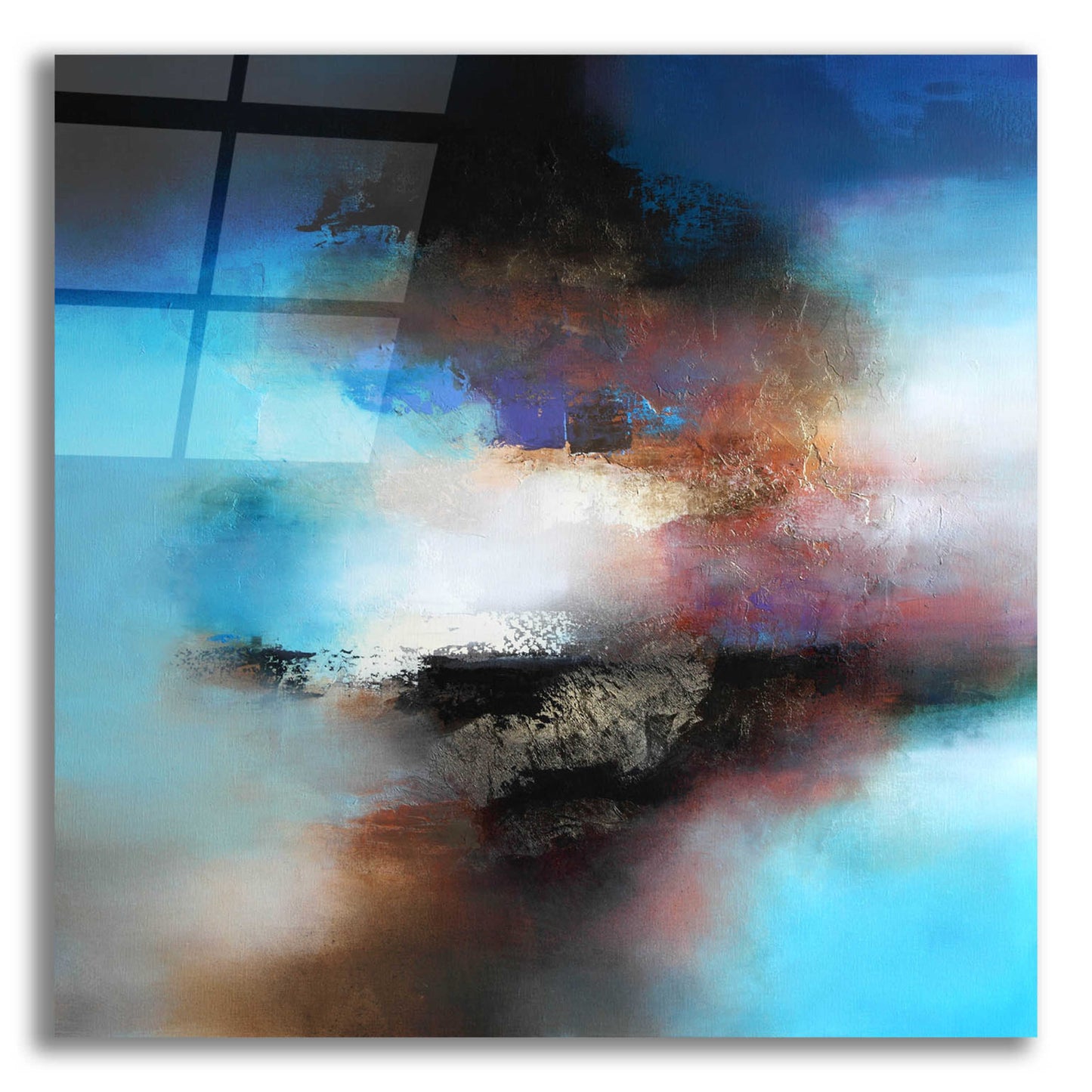 Epic Art 'Wind on water' by Eelco Maan, Acrylic Glass Wall Art,12x12