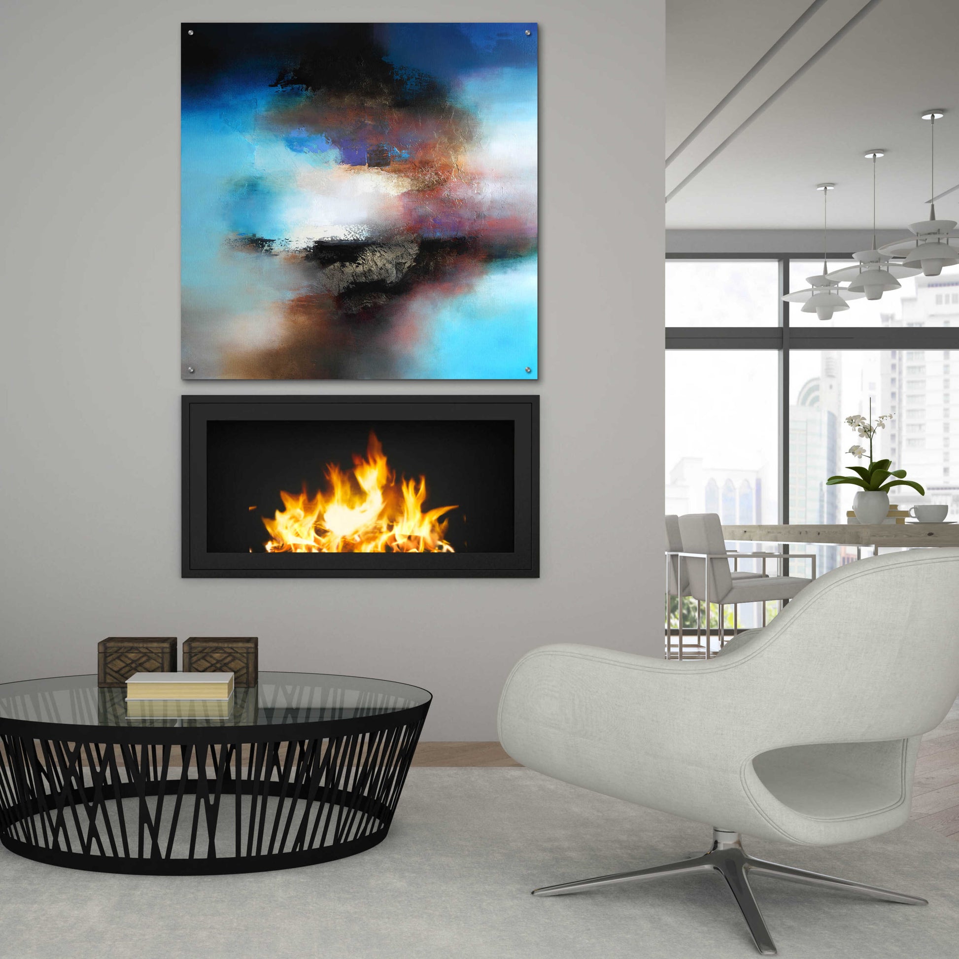 Epic Art 'Wind on water' by Eelco Maan, Acrylic Glass Wall Art,36x36