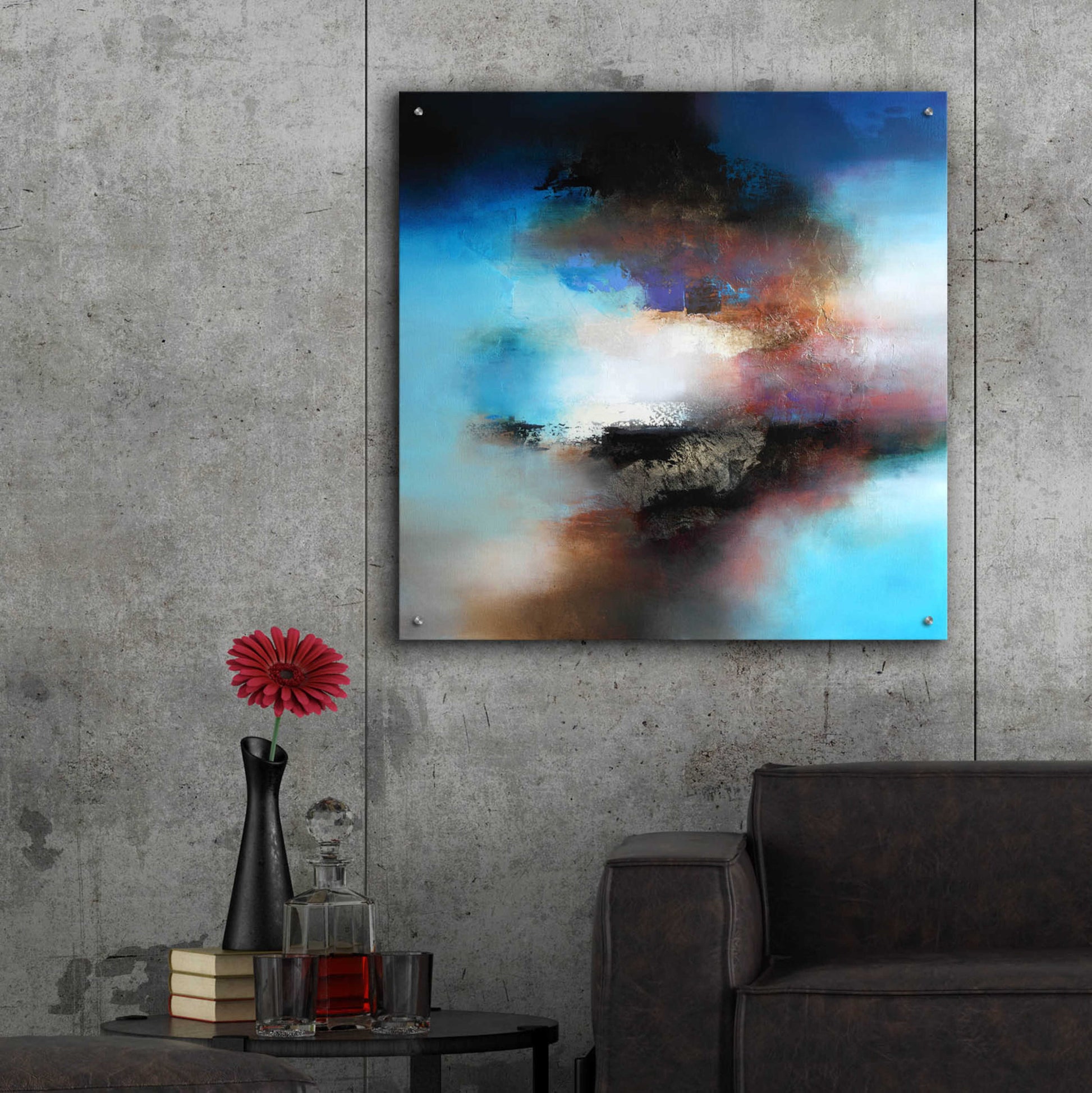 Epic Art 'Wind on water' by Eelco Maan, Acrylic Glass Wall Art,36x36