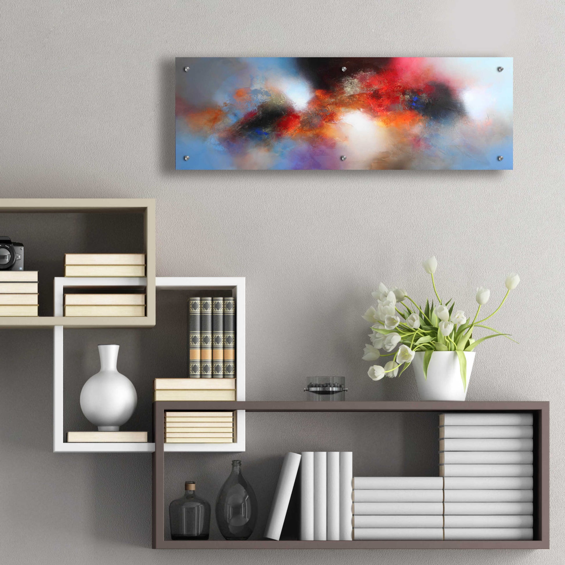 Epic Art 'September dawn' by Eelco Maan, Acrylic Glass Wall Art,36x12