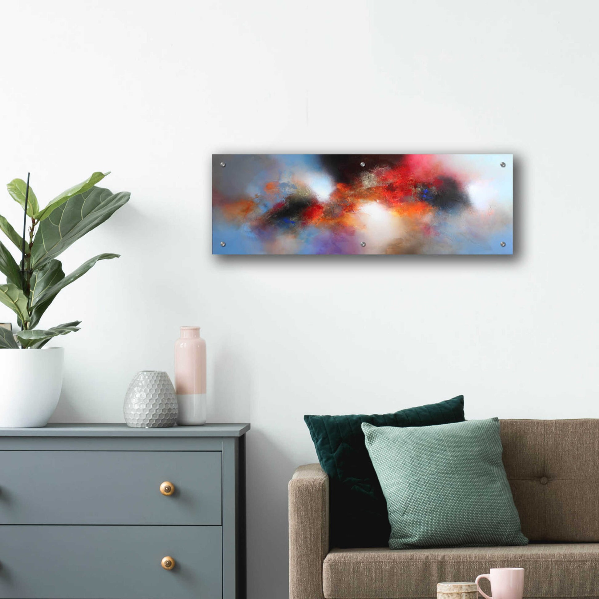 Epic Art 'September dawn' by Eelco Maan, Acrylic Glass Wall Art,36x12