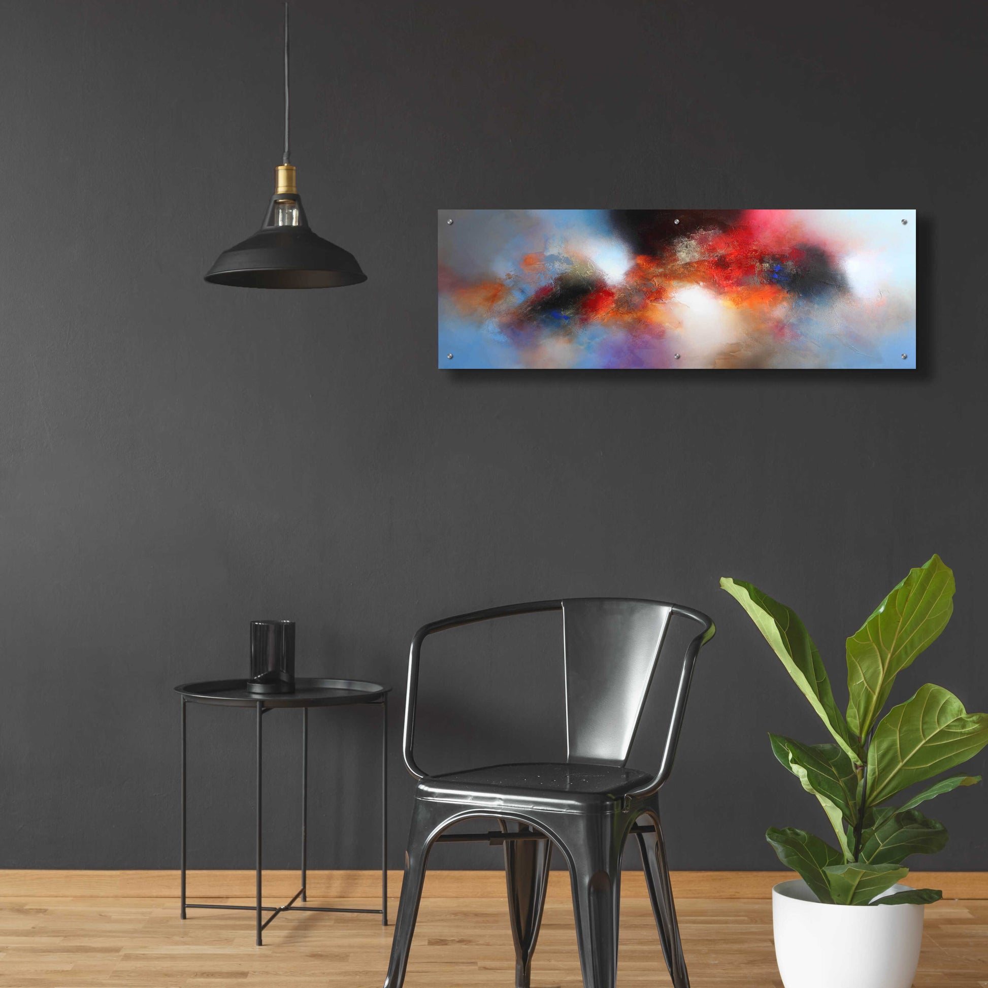 Epic Art 'September dawn' by Eelco Maan, Acrylic Glass Wall Art,48x16