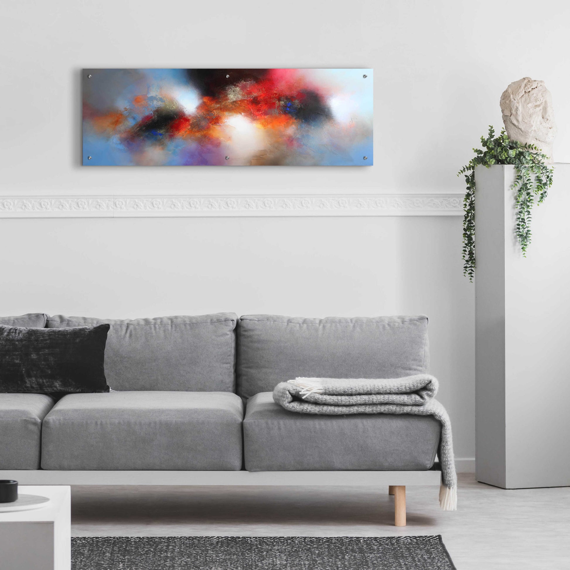 Epic Art 'September dawn' by Eelco Maan, Acrylic Glass Wall Art,48x16