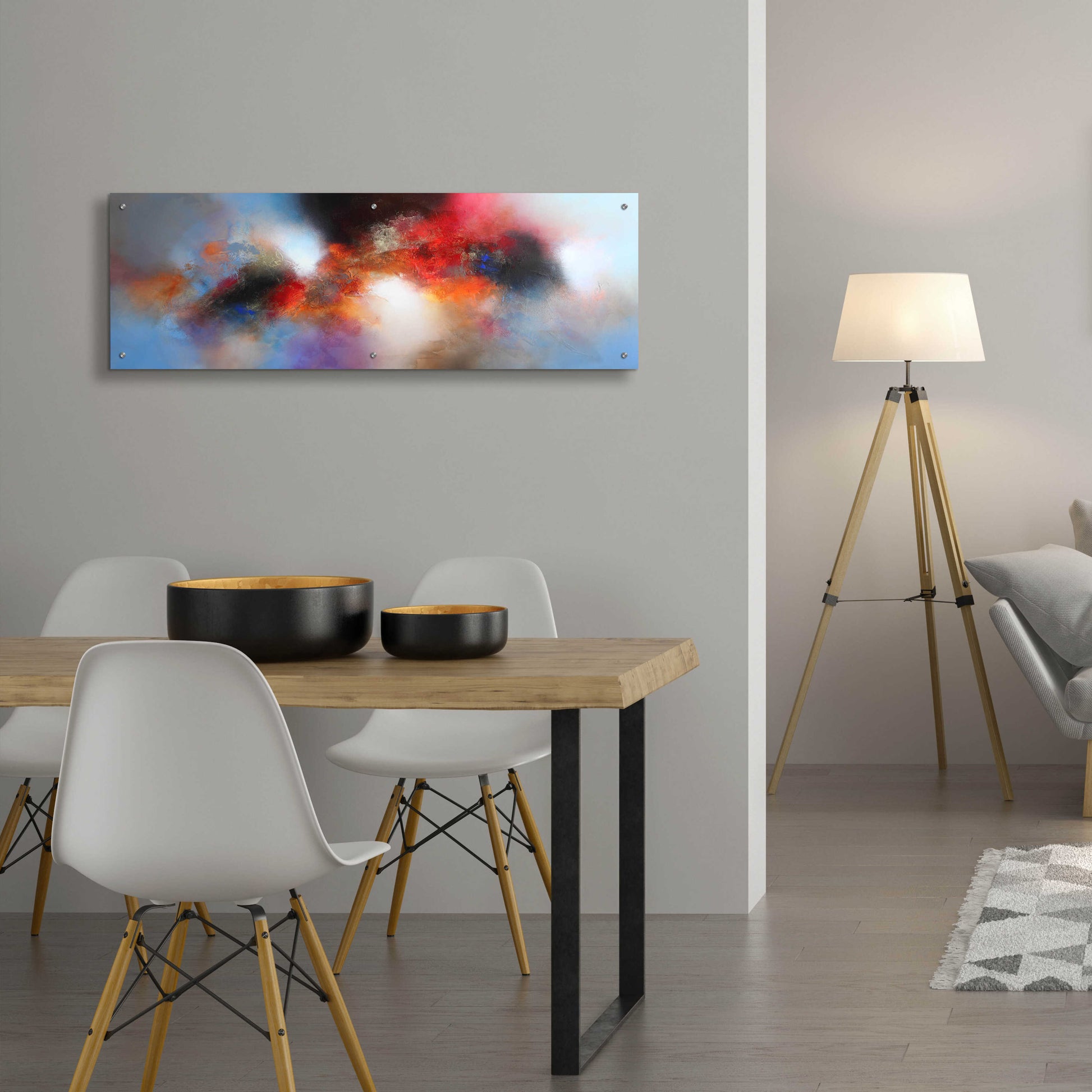 Epic Art 'September dawn' by Eelco Maan, Acrylic Glass Wall Art,48x16