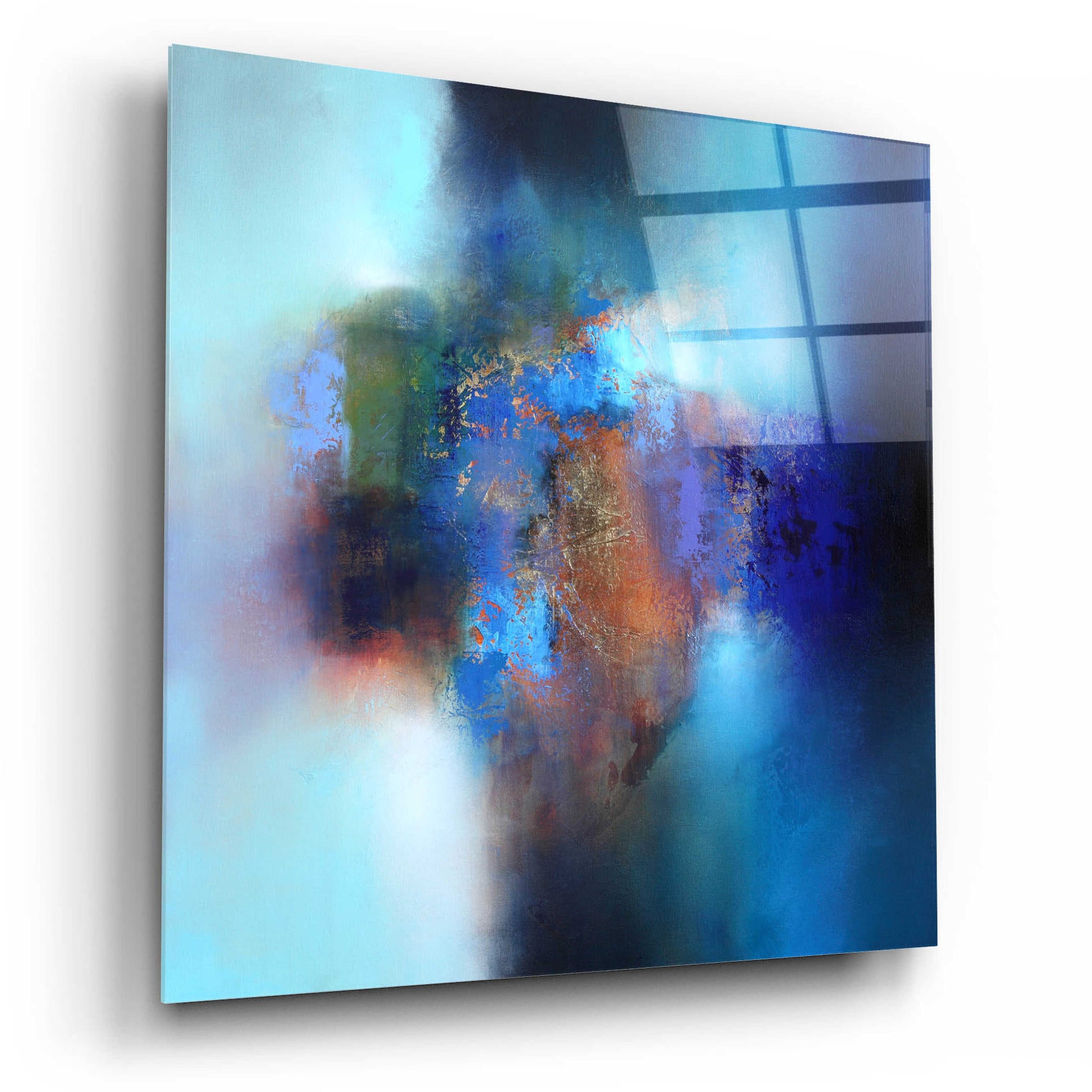 Epic Art 'September blue' by Eelco Maan, Acrylic Glass Wall Art,12x12