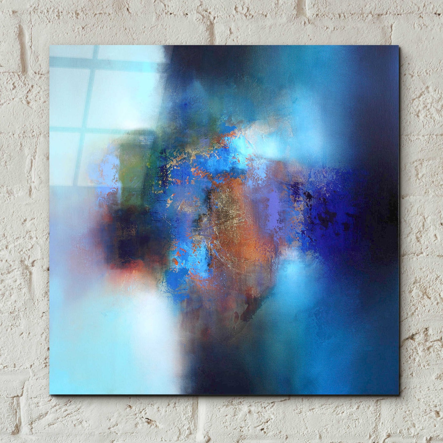 Epic Art 'September blue' by Eelco Maan, Acrylic Glass Wall Art,12x12