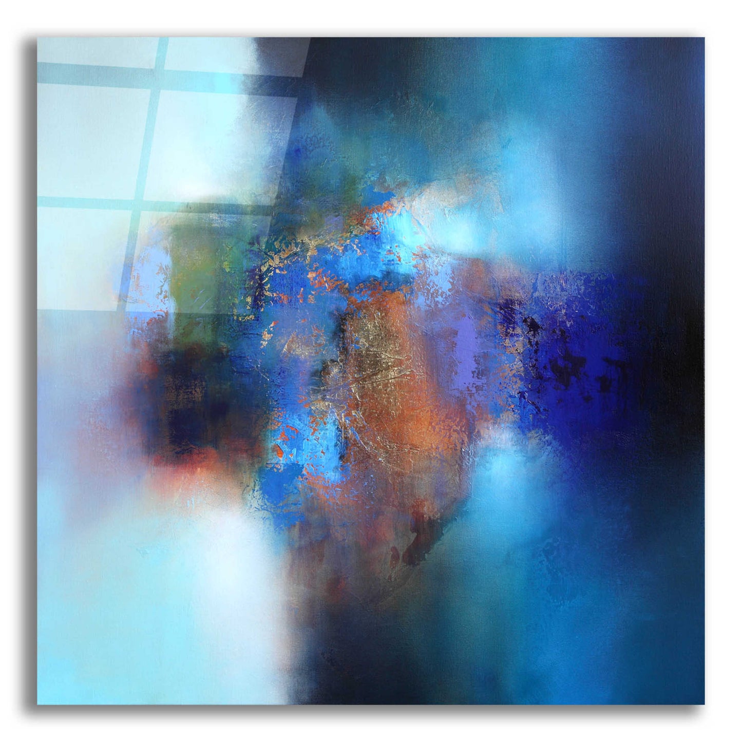 Epic Art 'September blue' by Eelco Maan, Acrylic Glass Wall Art,12x12