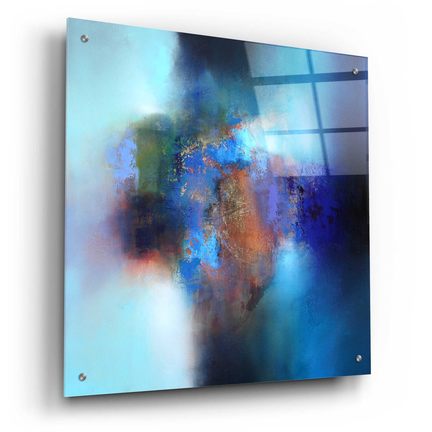 Epic Art 'September blue' by Eelco Maan, Acrylic Glass Wall Art,24x24