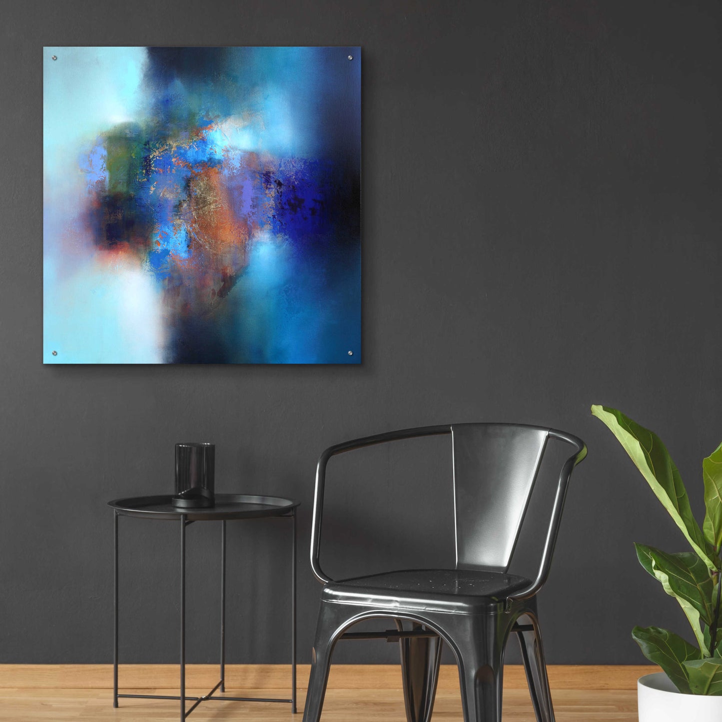 Epic Art 'September blue' by Eelco Maan, Acrylic Glass Wall Art,36x36