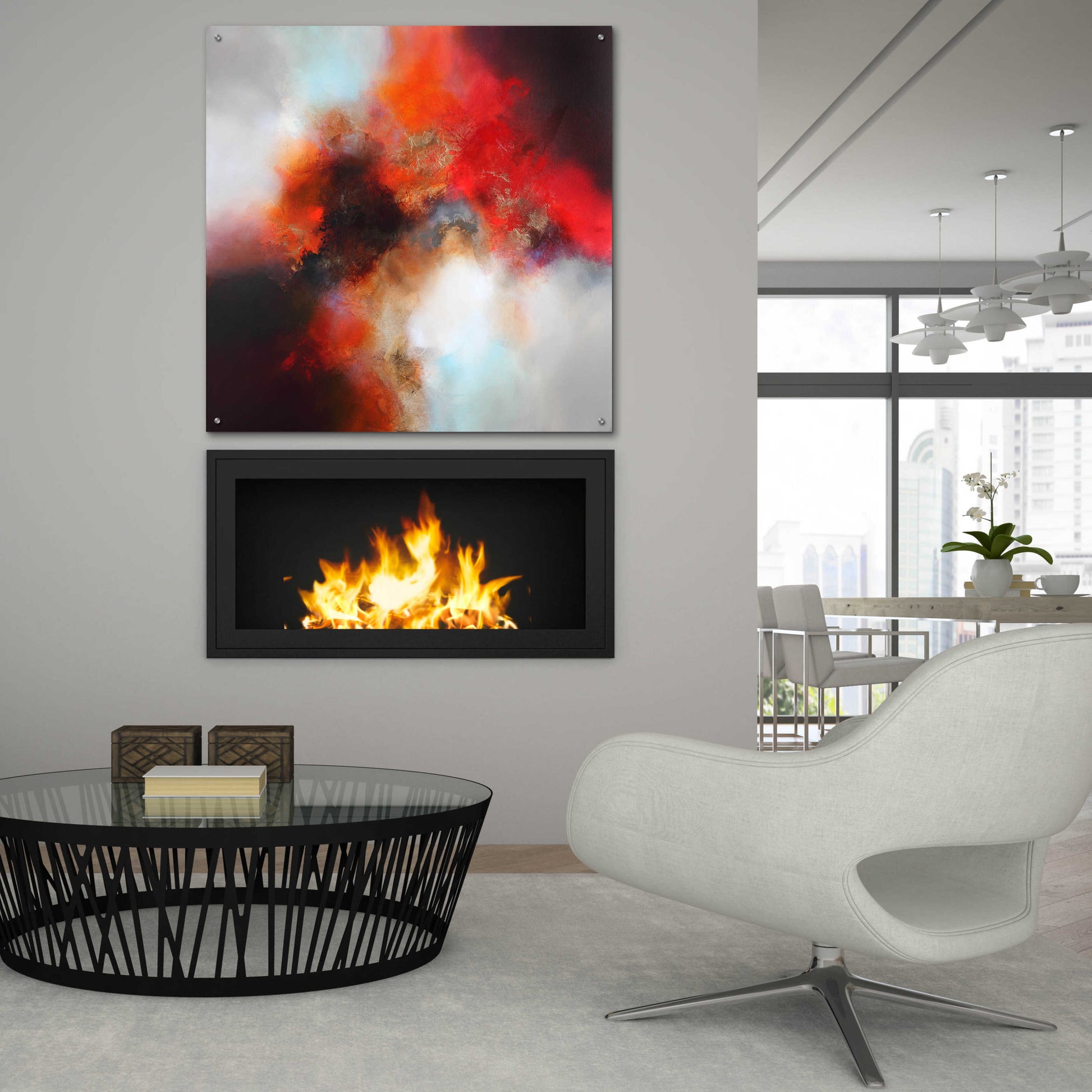 Epic Art 'Aurora' by Eelco Maan, Acrylic Glass Wall Art,36x36