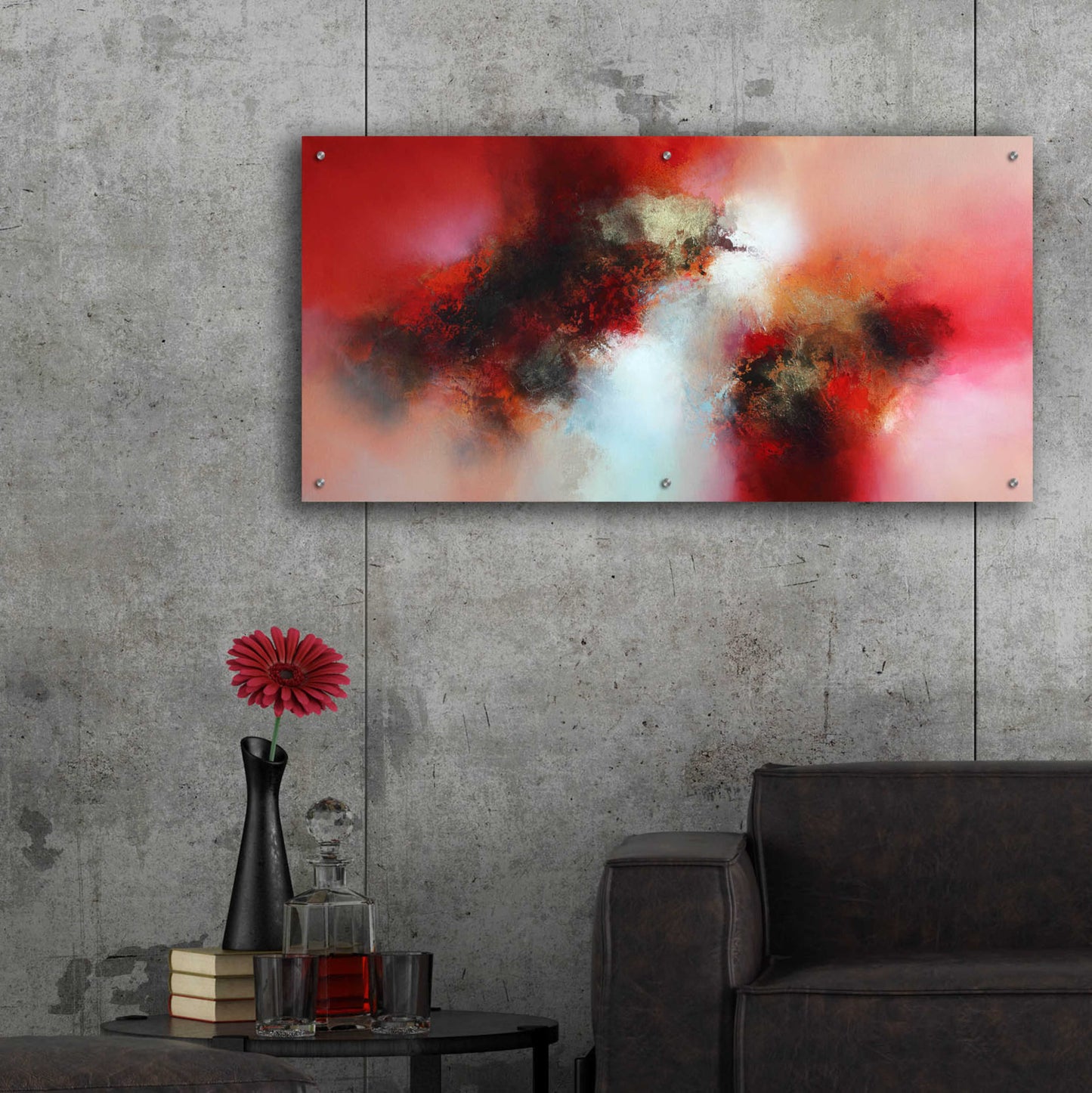 Epic Art 'Lightyears away' by Eelco Maan, Acrylic Glass Wall Art,48x24