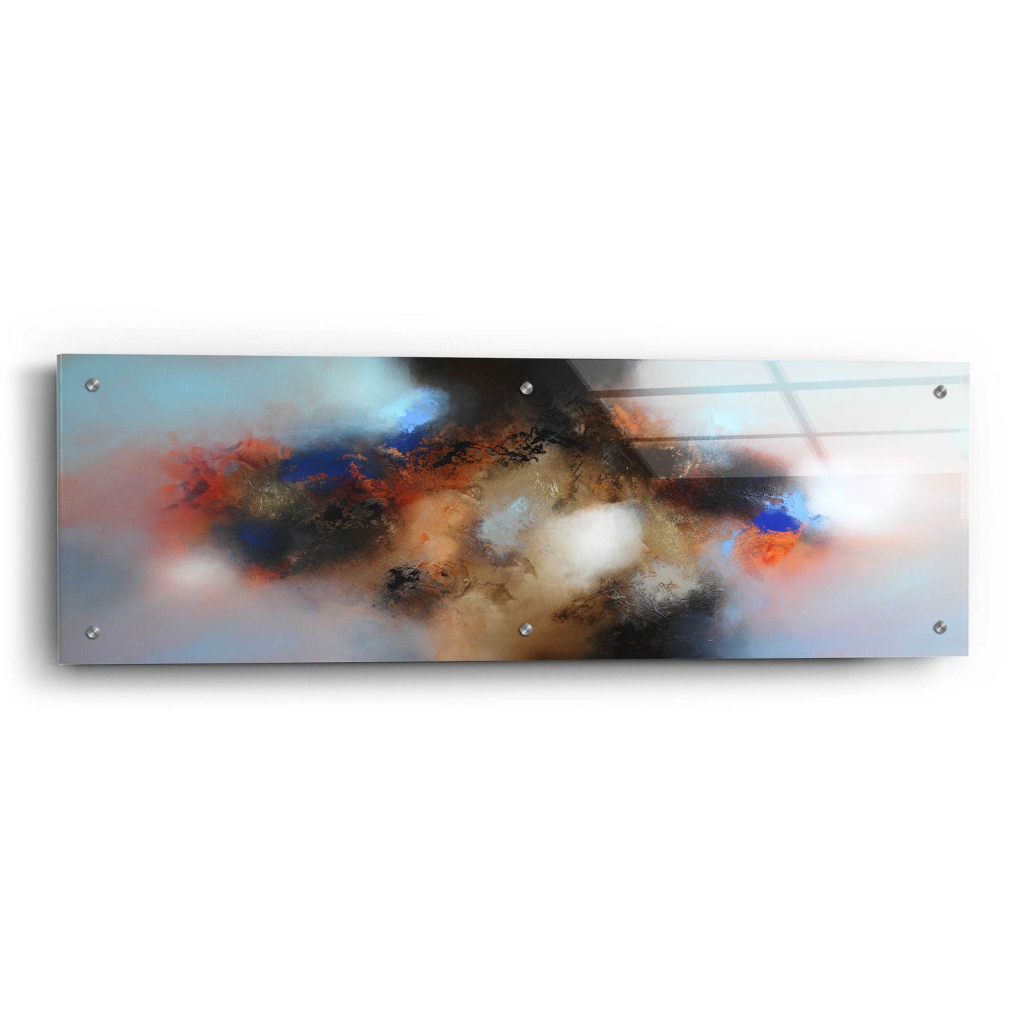 Epic Art 'Into the blue' by Eelco Maan, Acrylic Glass Wall Art,36x12