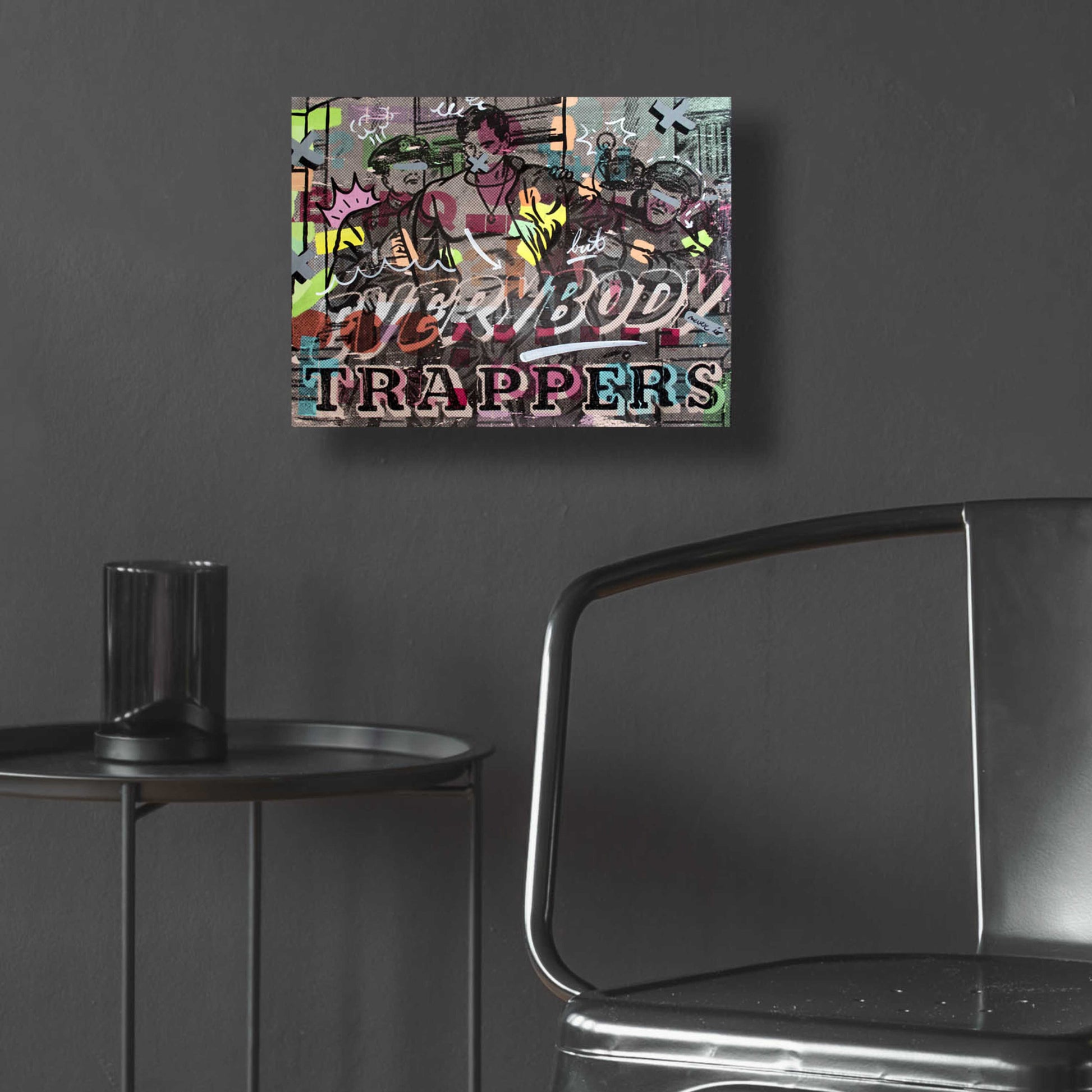 Epic Art 'Everybody Trappers' by Dan Monteavaro, Acrylic Glass Wall Art,16x12