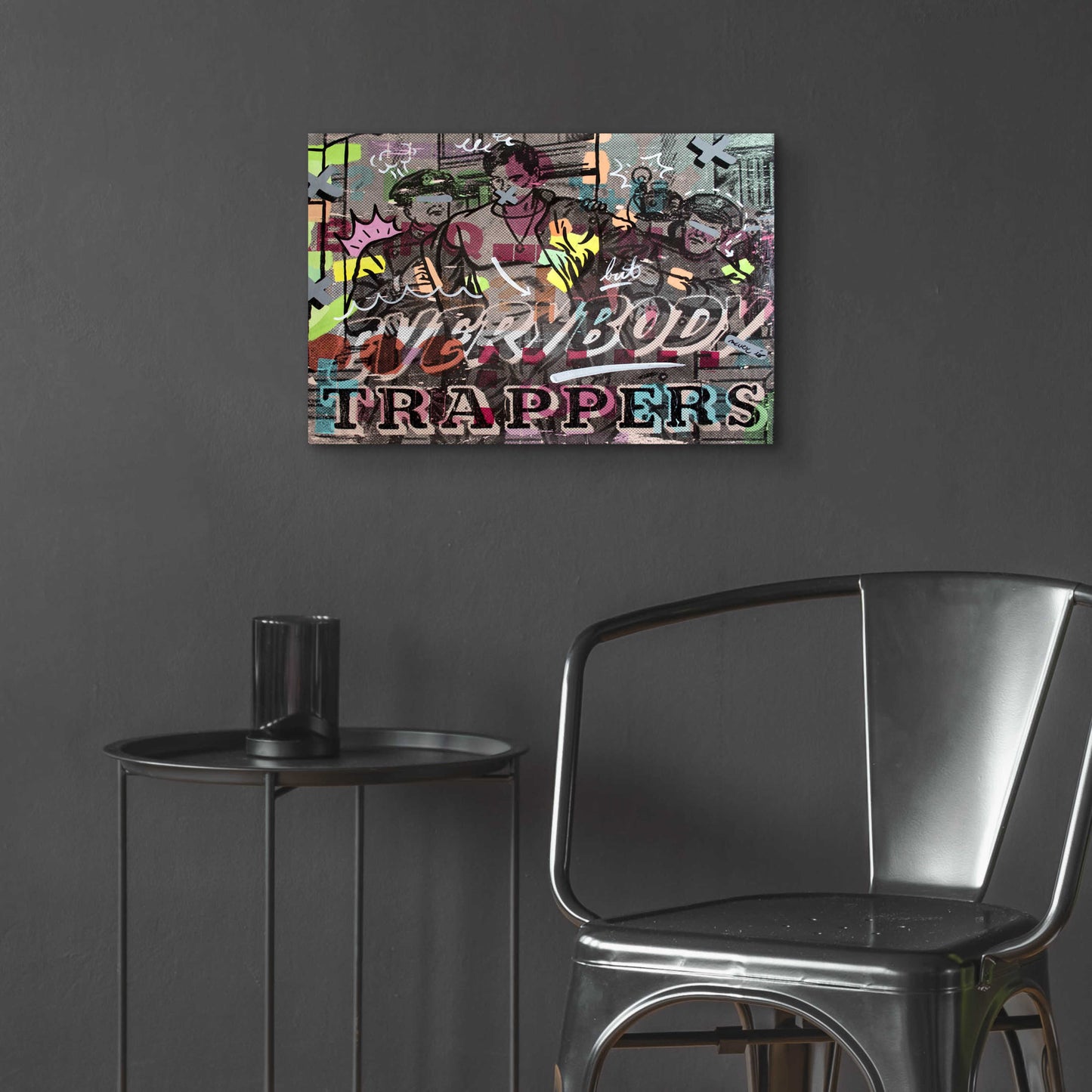 Epic Art 'Everybody Trappers' by Dan Monteavaro, Acrylic Glass Wall Art,24x16