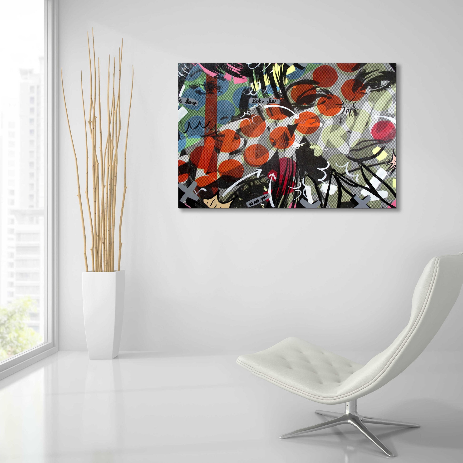 Epic Art 'Electric' by Dan Monteavaro, Acrylic Glass Wall Art,36x24