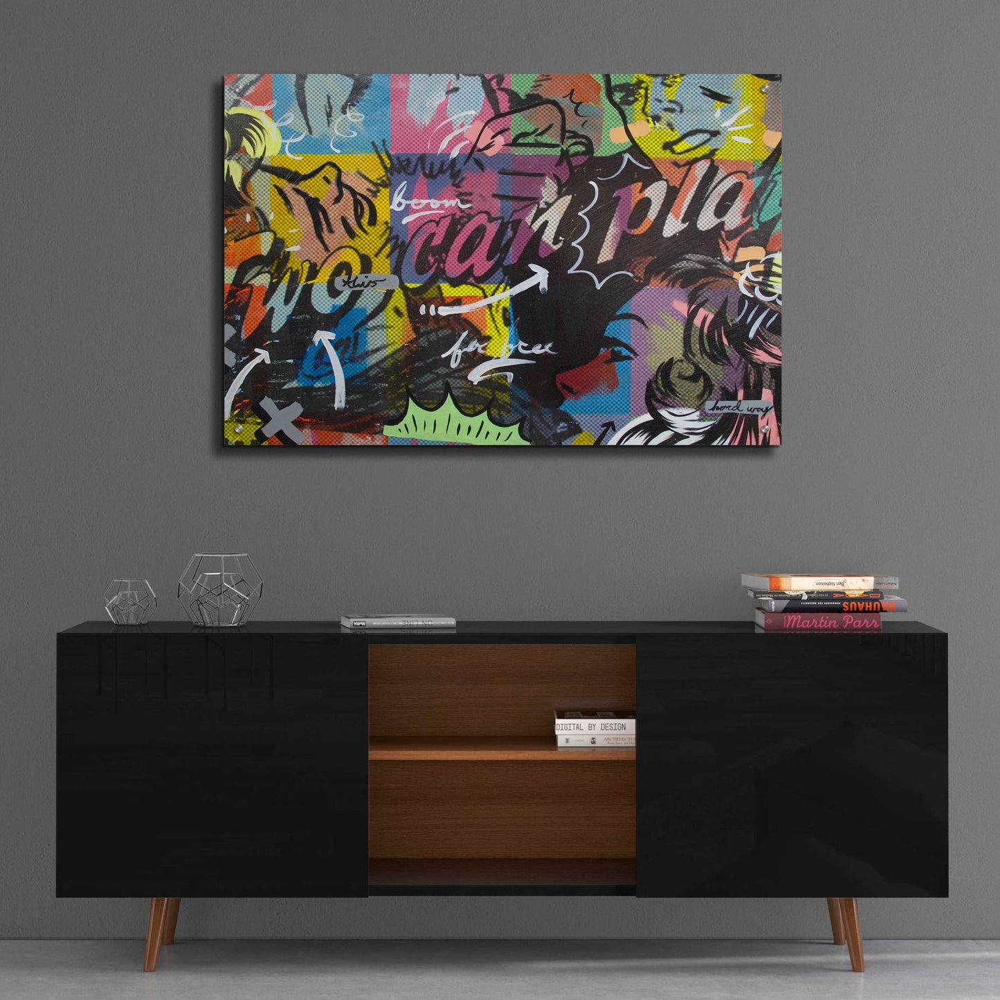 Epic Art 'Two Can Play' by Dan Monteavaro, Acrylic Glass Wall Art,36x24