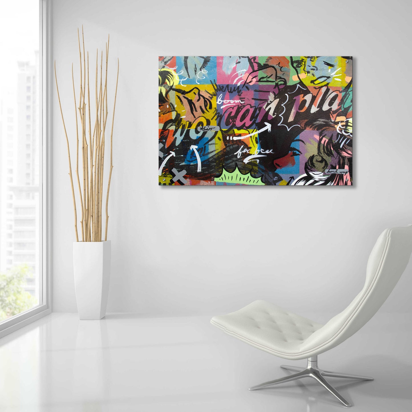 Epic Art 'Two Can Play' by Dan Monteavaro, Acrylic Glass Wall Art,36x24