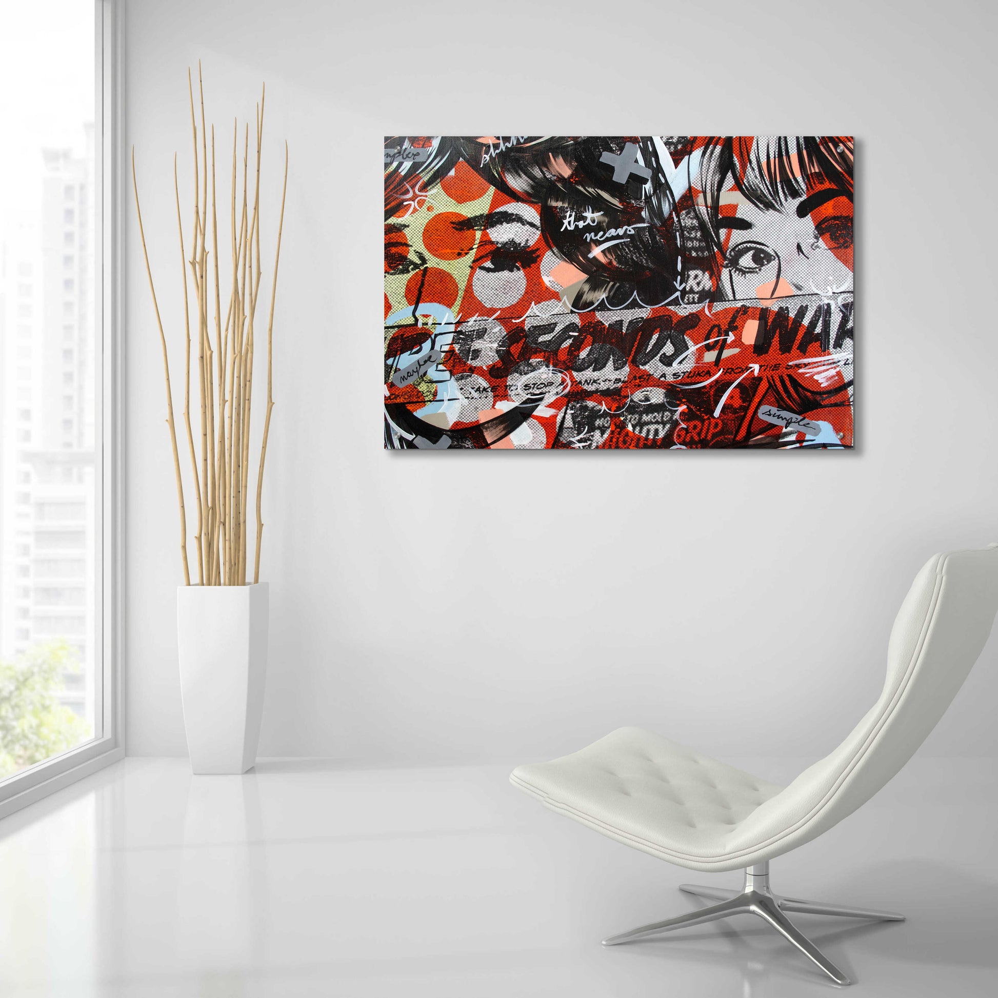 Epic Art 'Three Seconds' by Dan Monteavaro, Acrylic Glass Wall Art,36x24