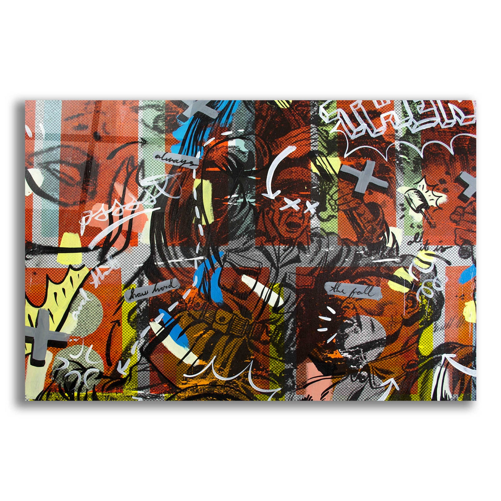 Epic Art 'Then The Fall' by Dan Monteavaro, Acrylic Glass Wall Art,24x16