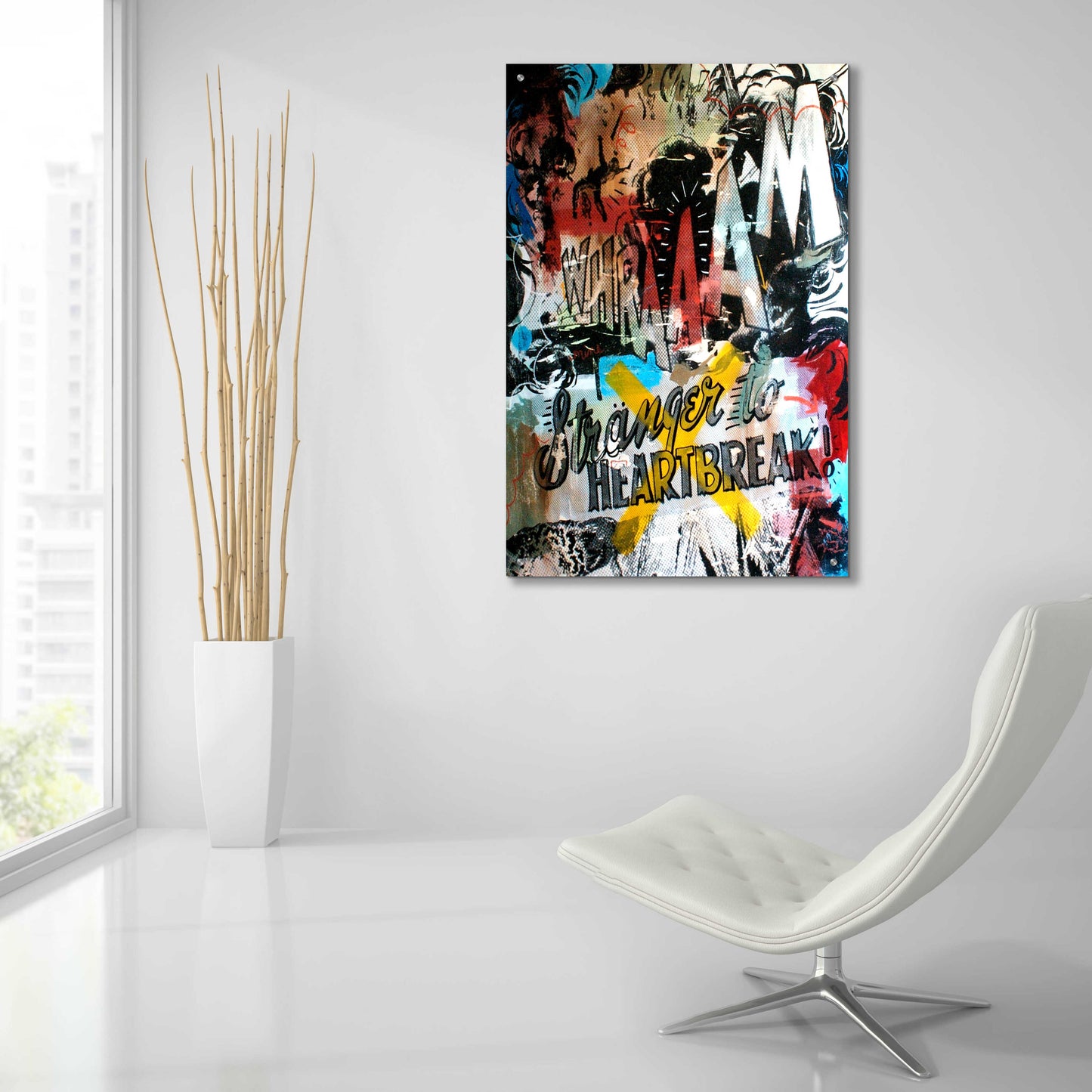 Epic Art 'Stranger' by Dan Monteavaro, Acrylic Glass Wall Art,24x36