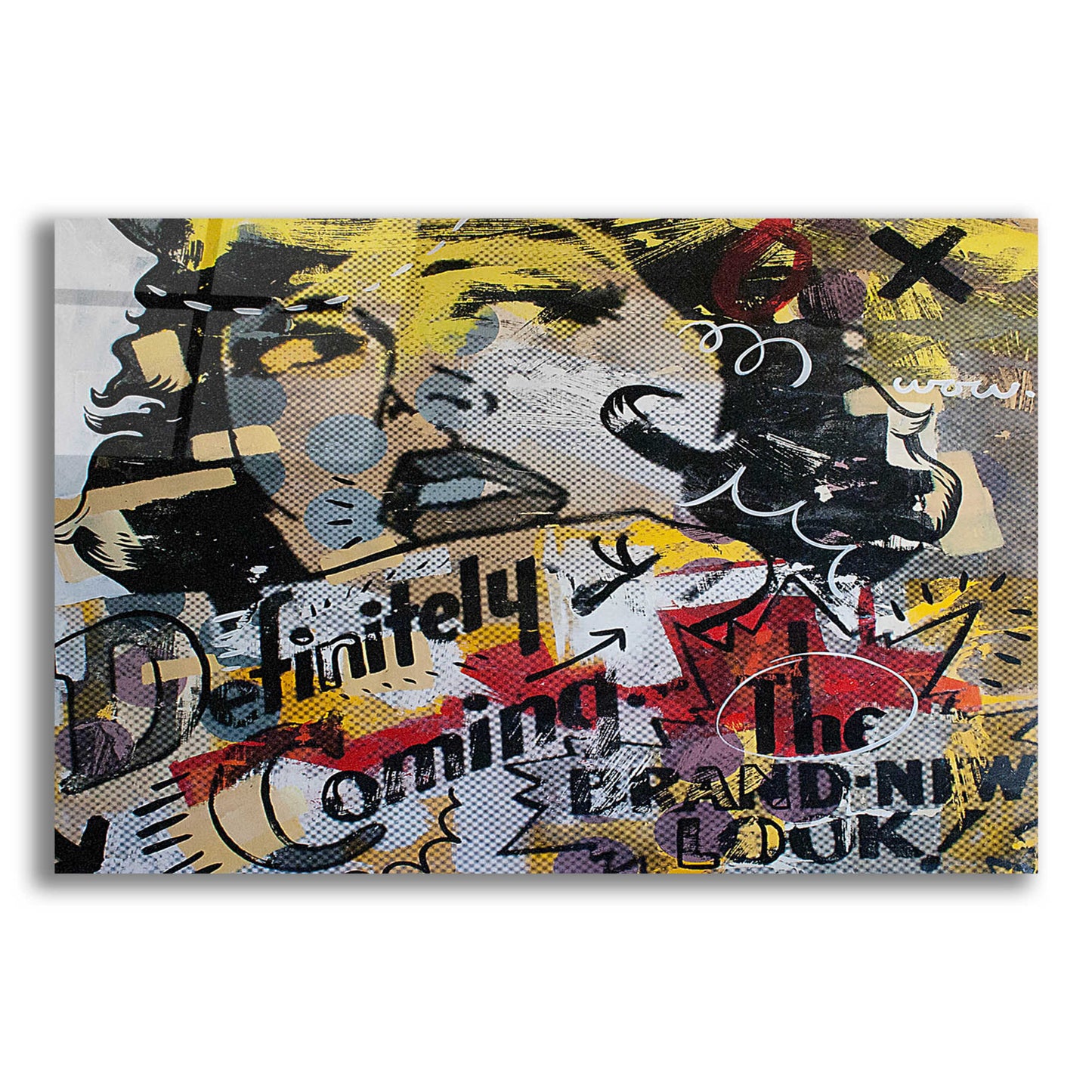 Epic Art 'Definitely Brand New 1' by Dan Monteavaro, Acrylic Glass Wall Art,16x12