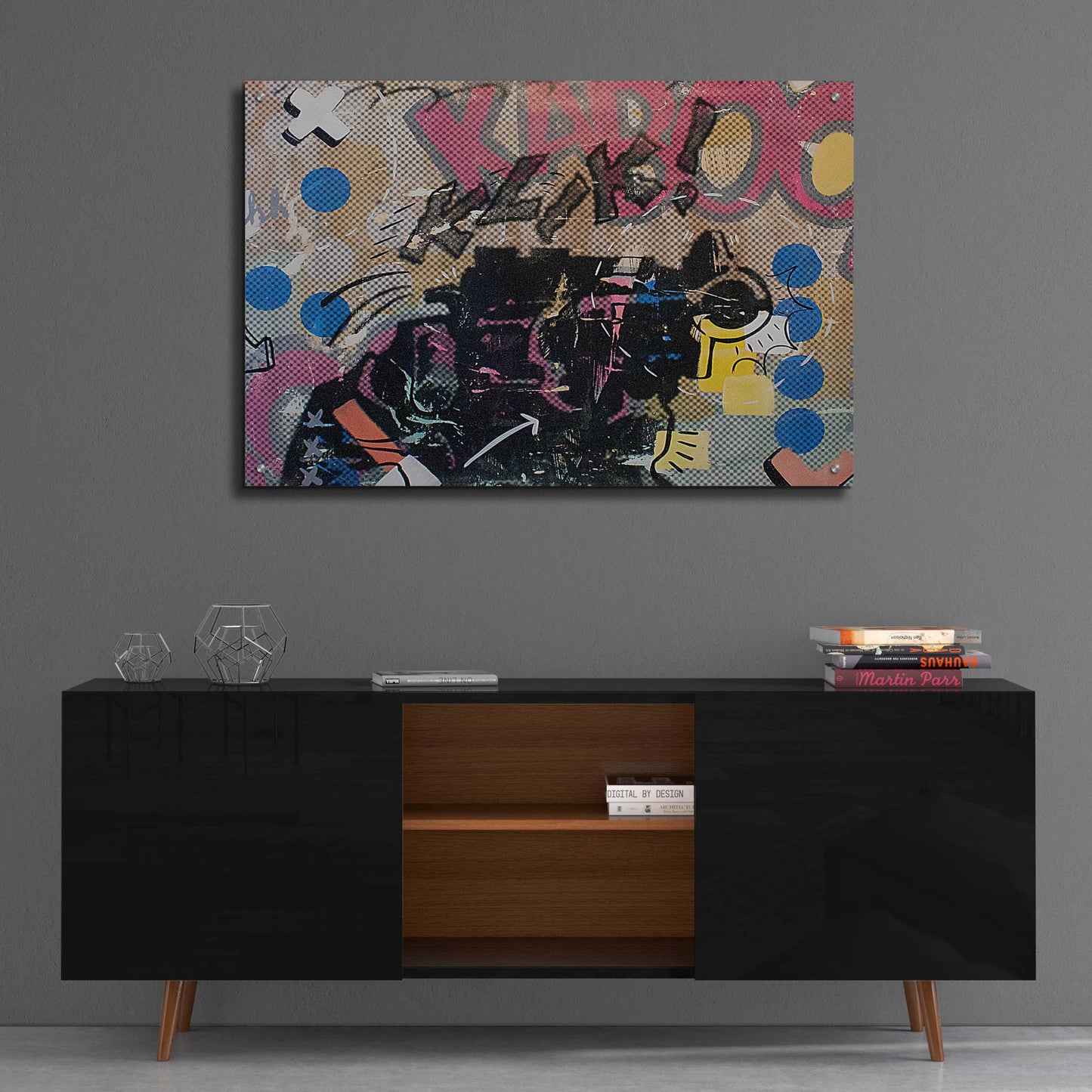 Epic Art 'Bang Bang 1' by Dan Monteavaro, Acrylic Glass Wall Art,36x24