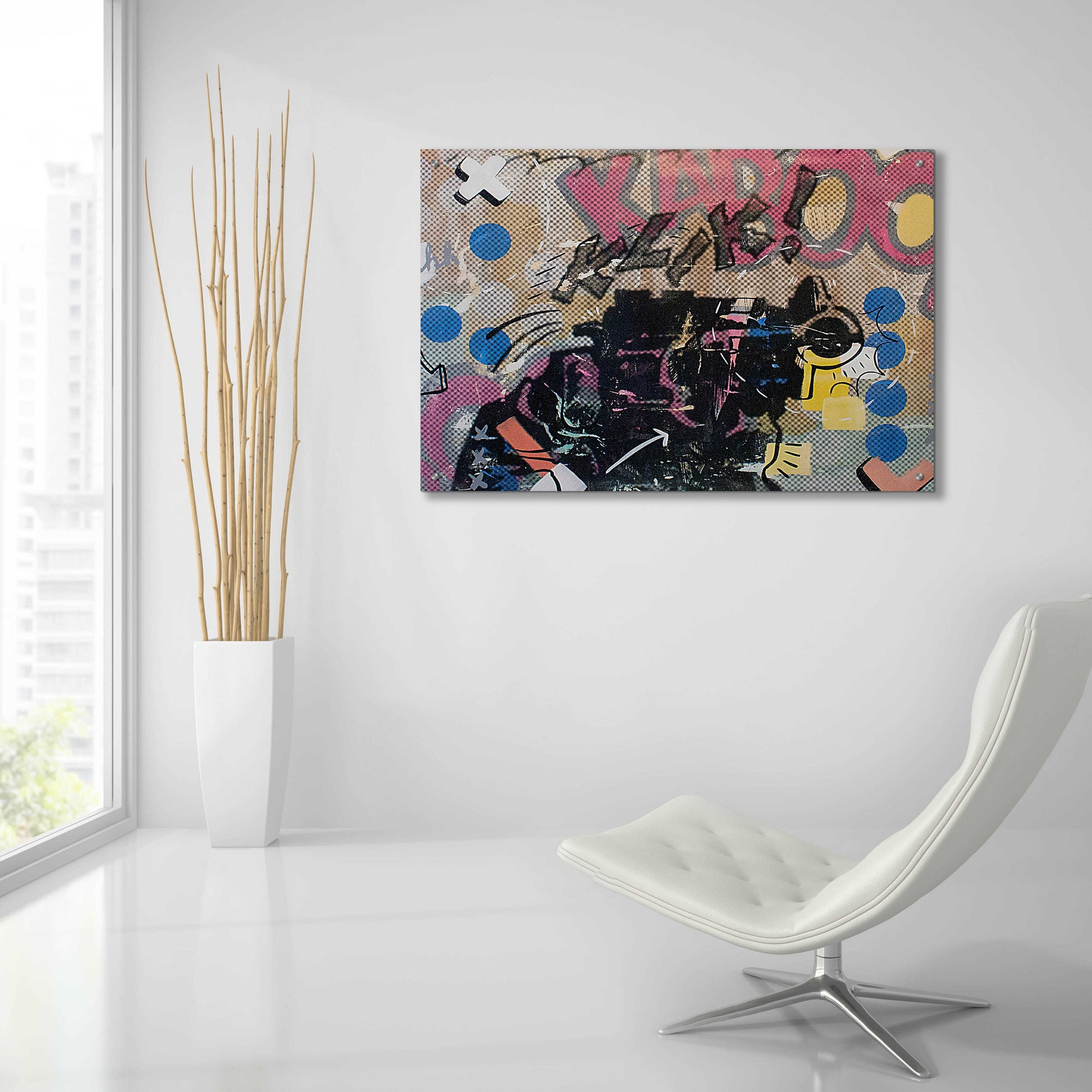 Epic Art 'Bang Bang 1' by Dan Monteavaro, Acrylic Glass Wall Art,36x24