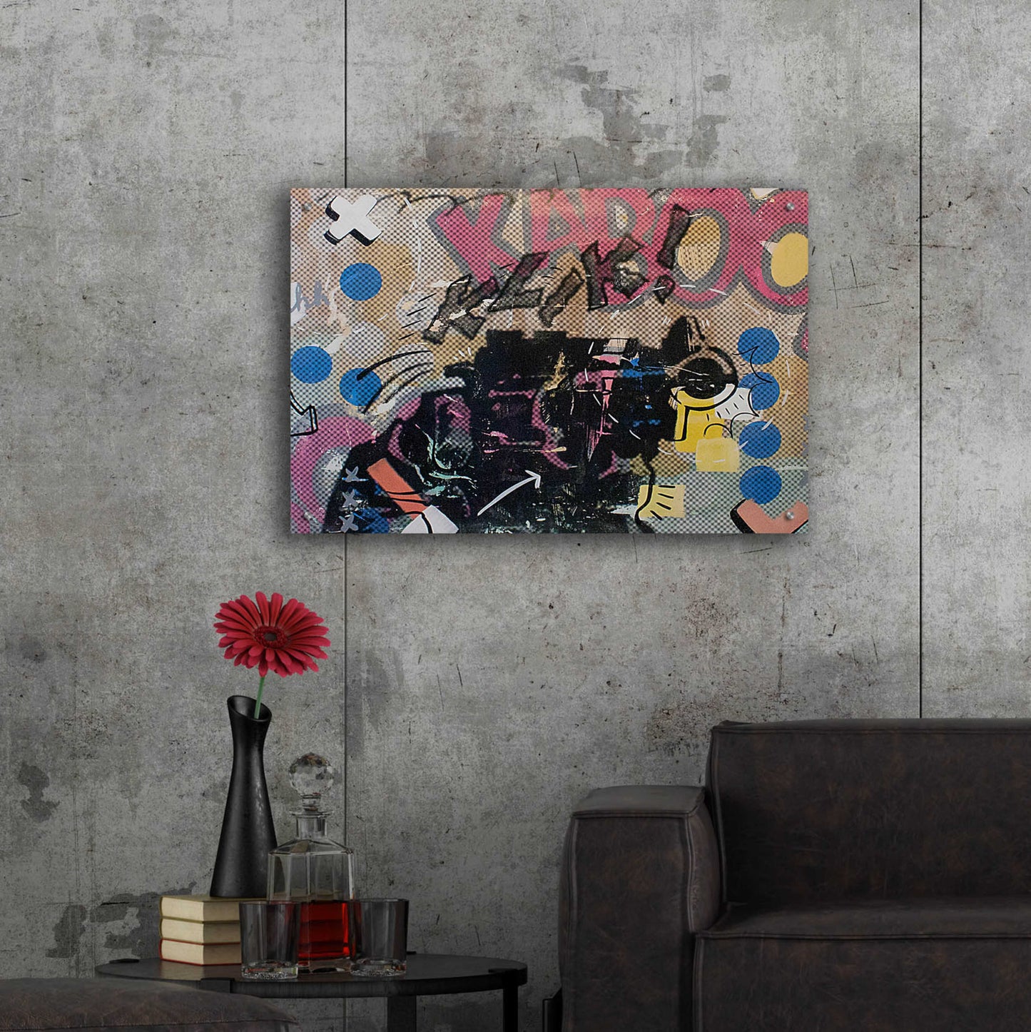 Epic Art 'Bang Bang 1' by Dan Monteavaro, Acrylic Glass Wall Art,36x24