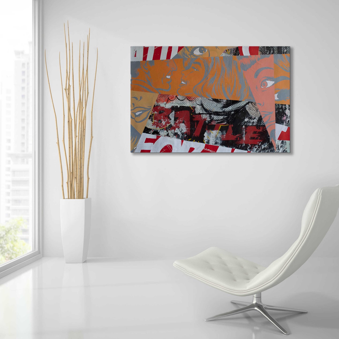 Epic Art 'The Battle' by Dan Monteavaro, Acrylic Glass Wall Art,36x24