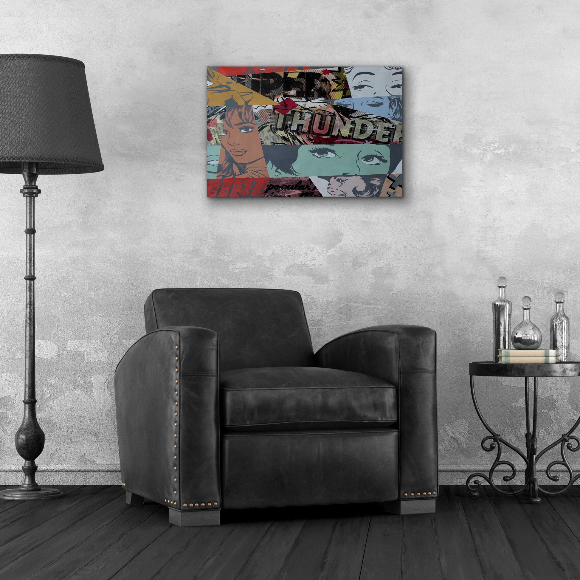 Epic Art 'Super Thunder' by Dan Monteavaro, Acrylic Glass Wall Art,24x16