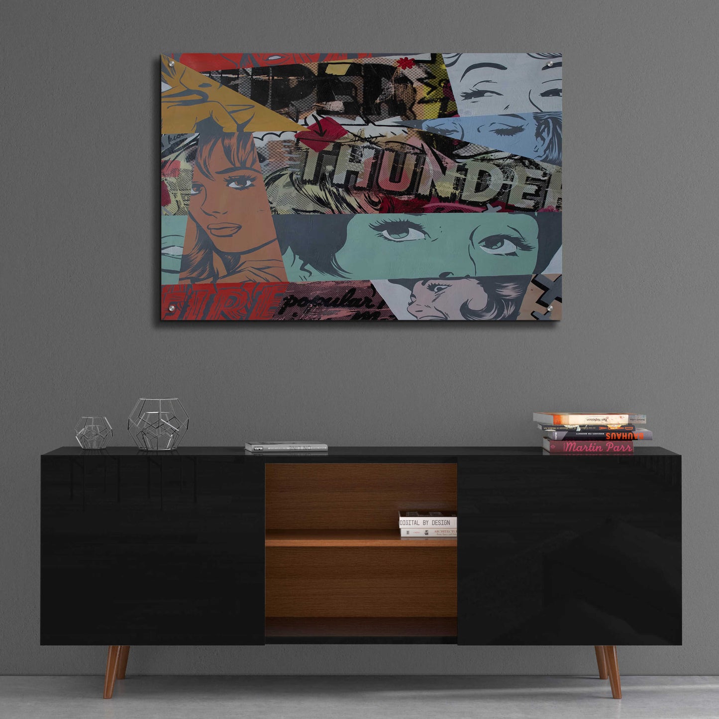 Epic Art 'Super Thunder' by Dan Monteavaro, Acrylic Glass Wall Art,36x24