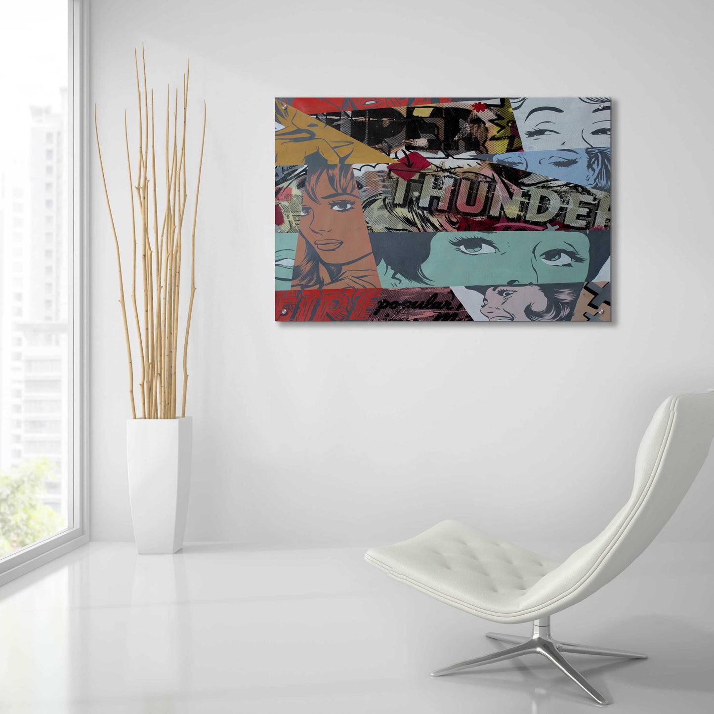 Epic Art 'Super Thunder' by Dan Monteavaro, Acrylic Glass Wall Art,36x24