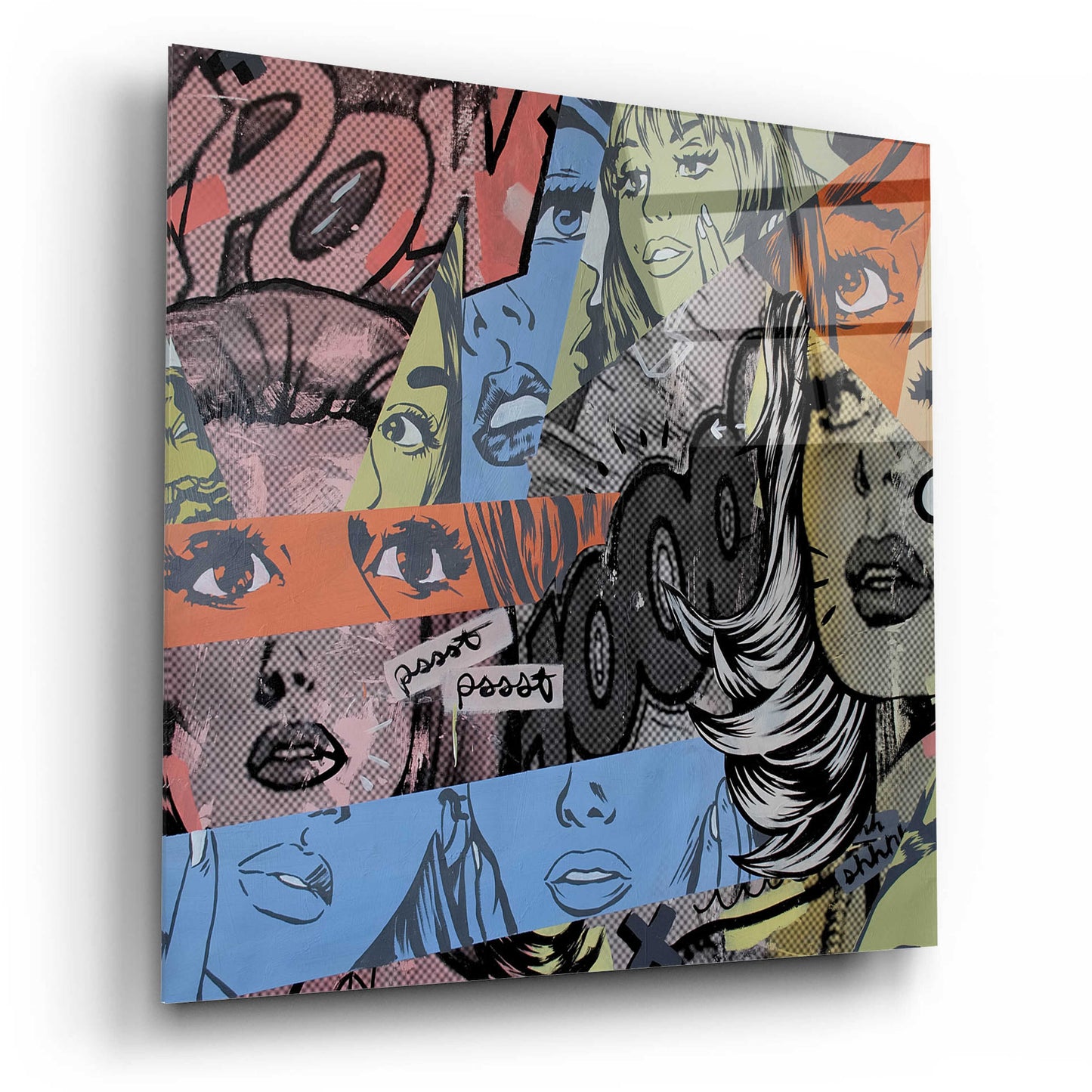 Epic Art 'Pow Wow' by Dan Monteavaro, Acrylic Glass Wall Art,12x12