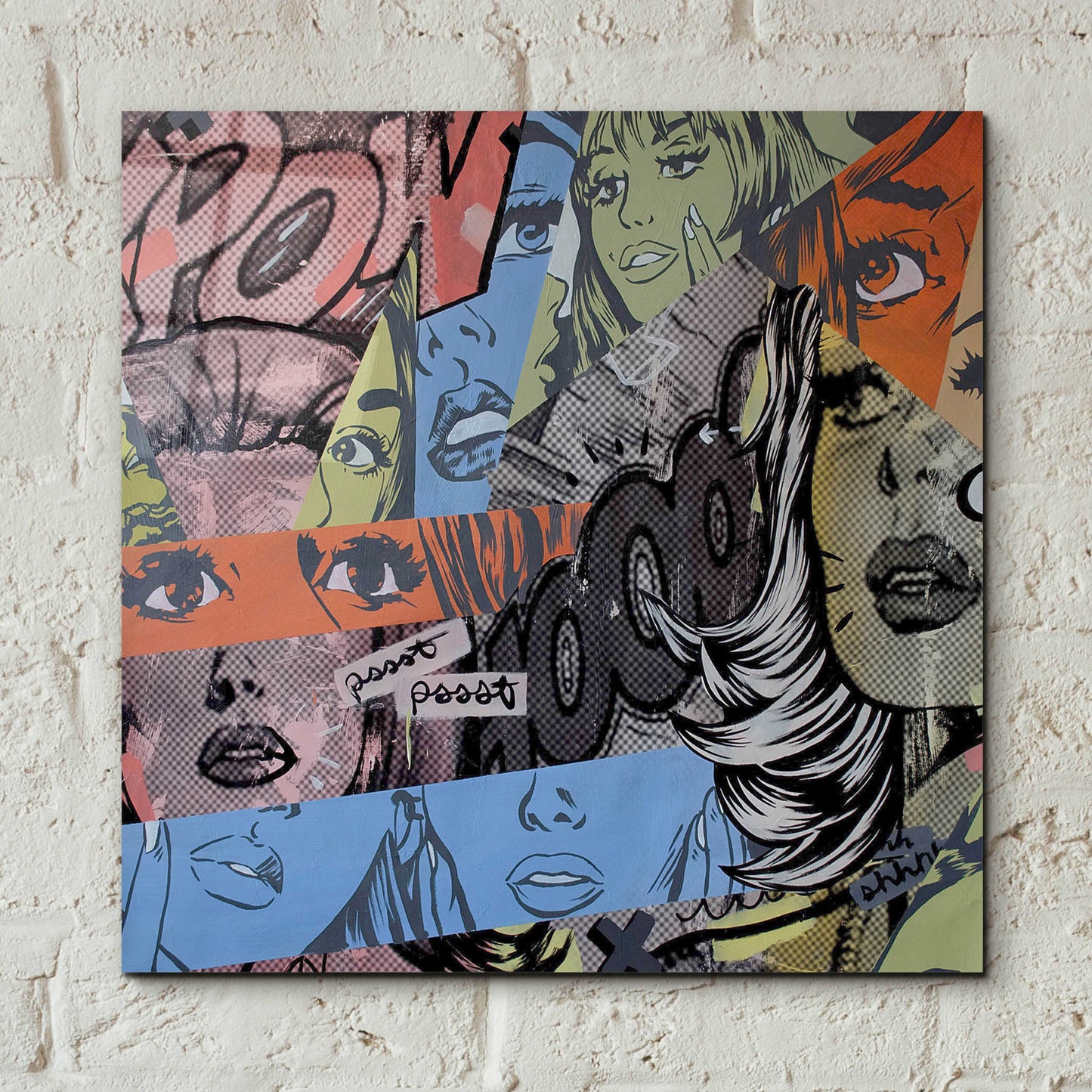 Epic Art 'Pow Wow' by Dan Monteavaro, Acrylic Glass Wall Art,12x12