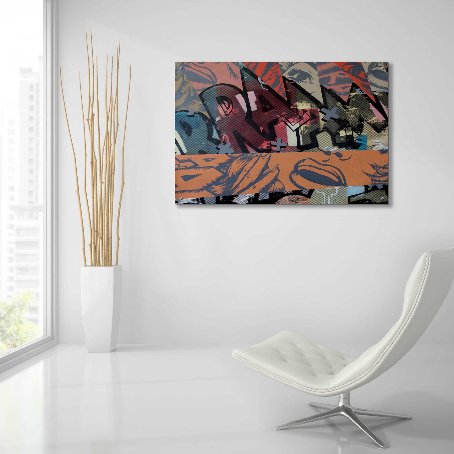 Epic Art 'Loud Noises' by Dan Monteavaro, Acrylic Glass Wall Art,36x24