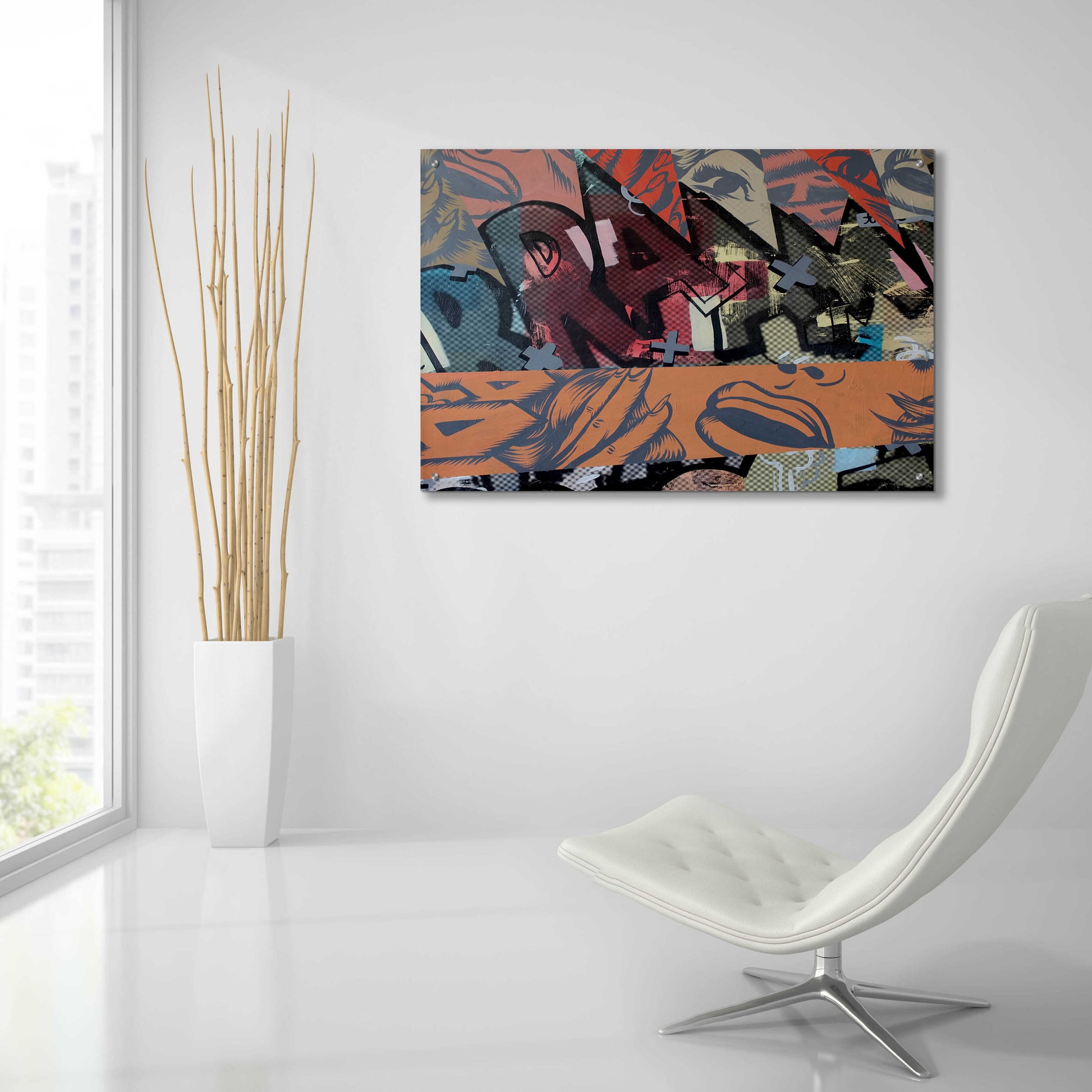 Epic Art 'Loud Noises' by Dan Monteavaro, Acrylic Glass Wall Art,36x24