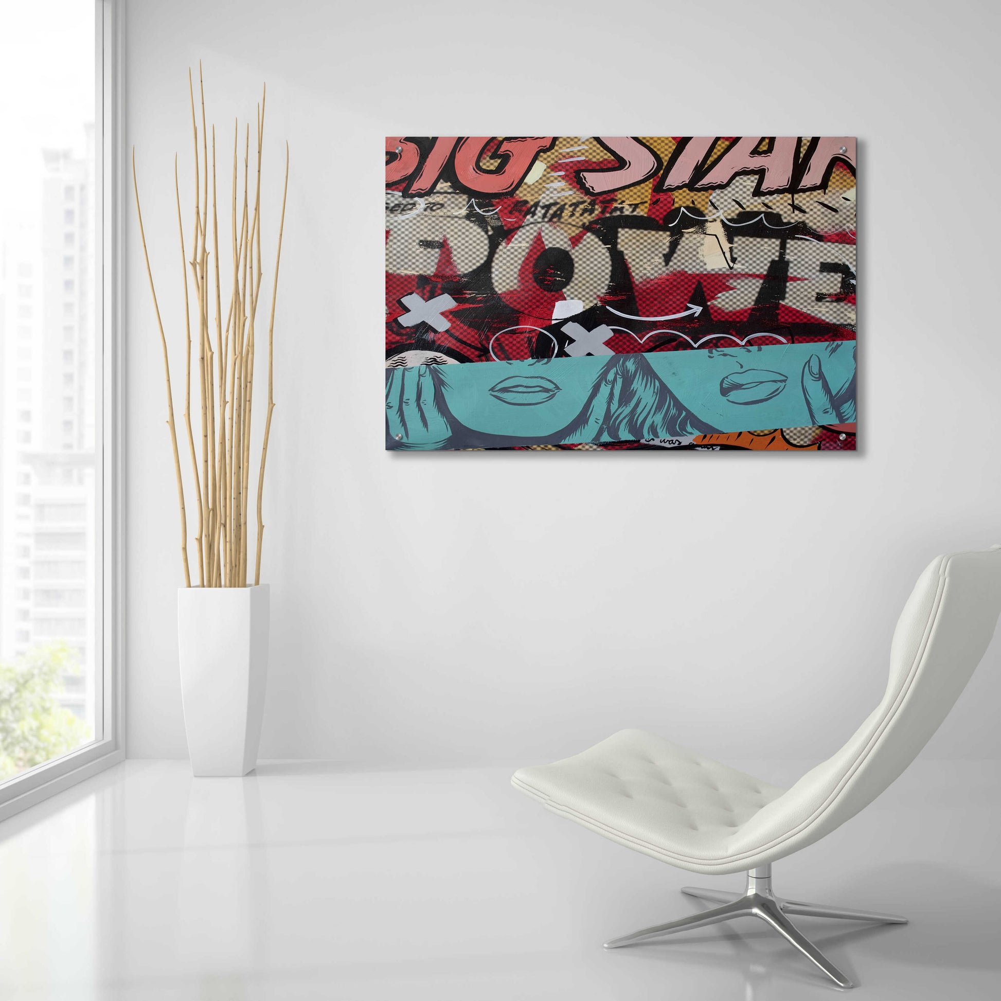 Epic Art 'Bigstarmaybe' by Dan Monteavaro, Acrylic Glass Wall Art,36x24