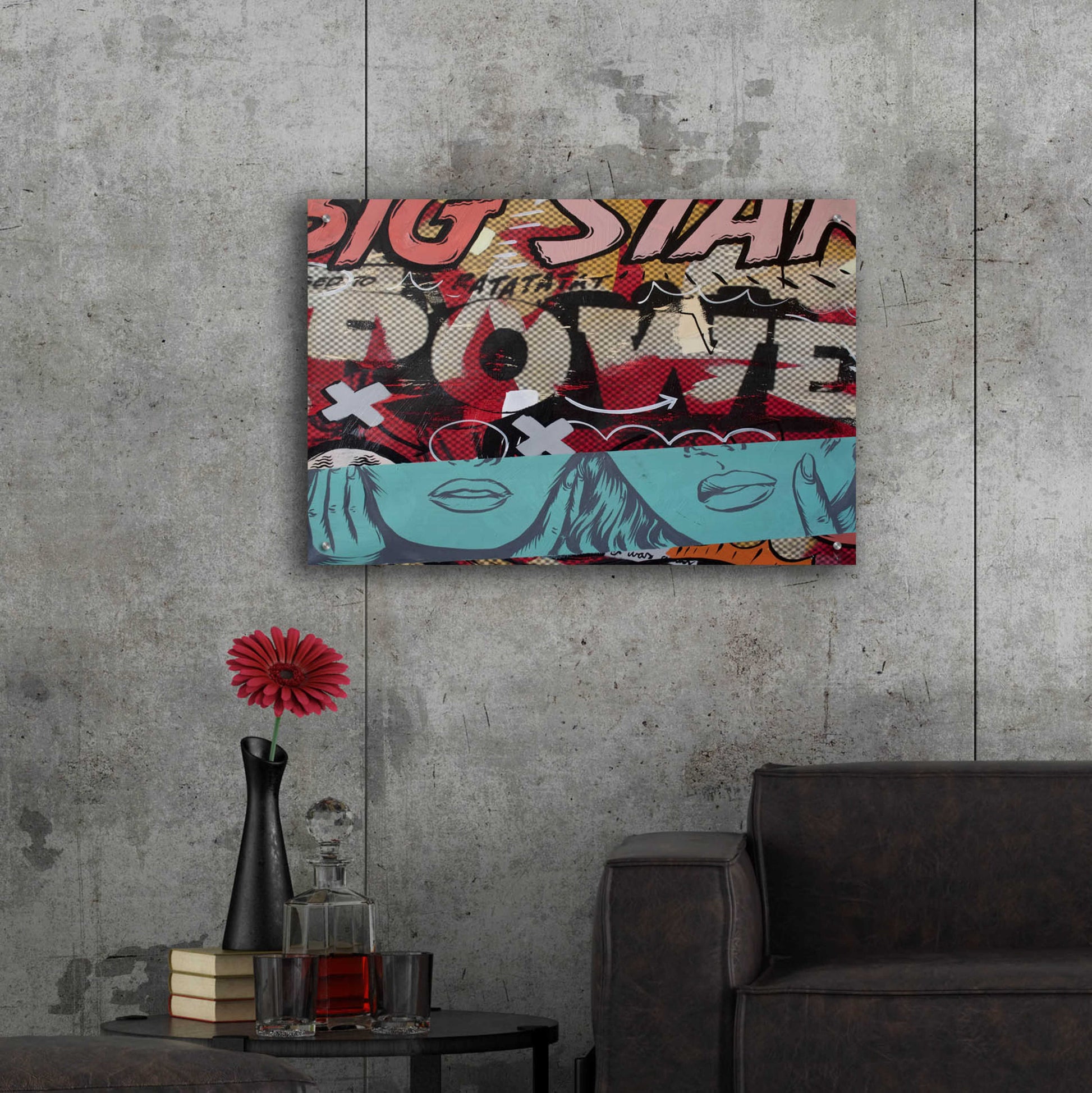 Epic Art 'Bigstarmaybe' by Dan Monteavaro, Acrylic Glass Wall Art,36x24