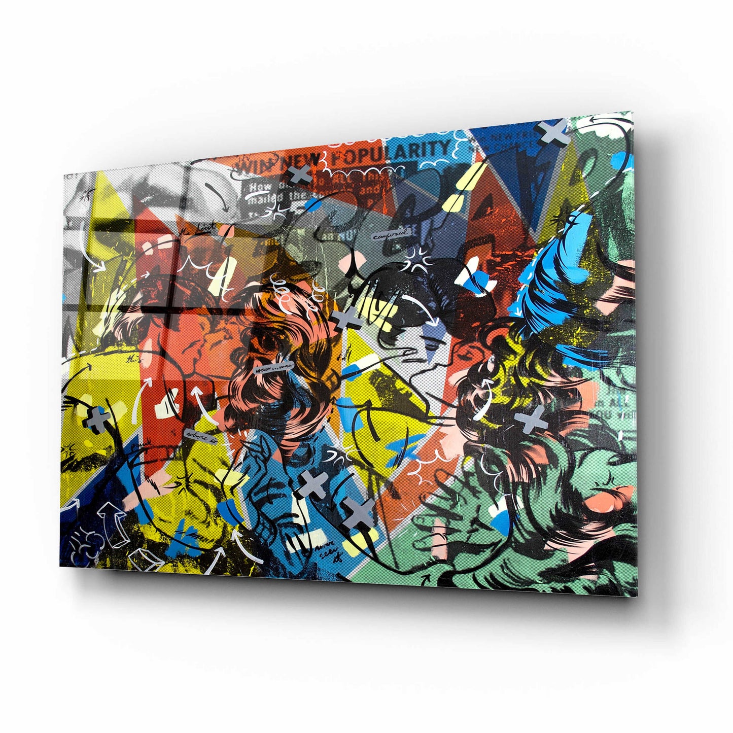 Epic Art 'Popularity Everyone is Doing It' by Dan Monteavaro, Acrylic Glass Wall Art,16x12