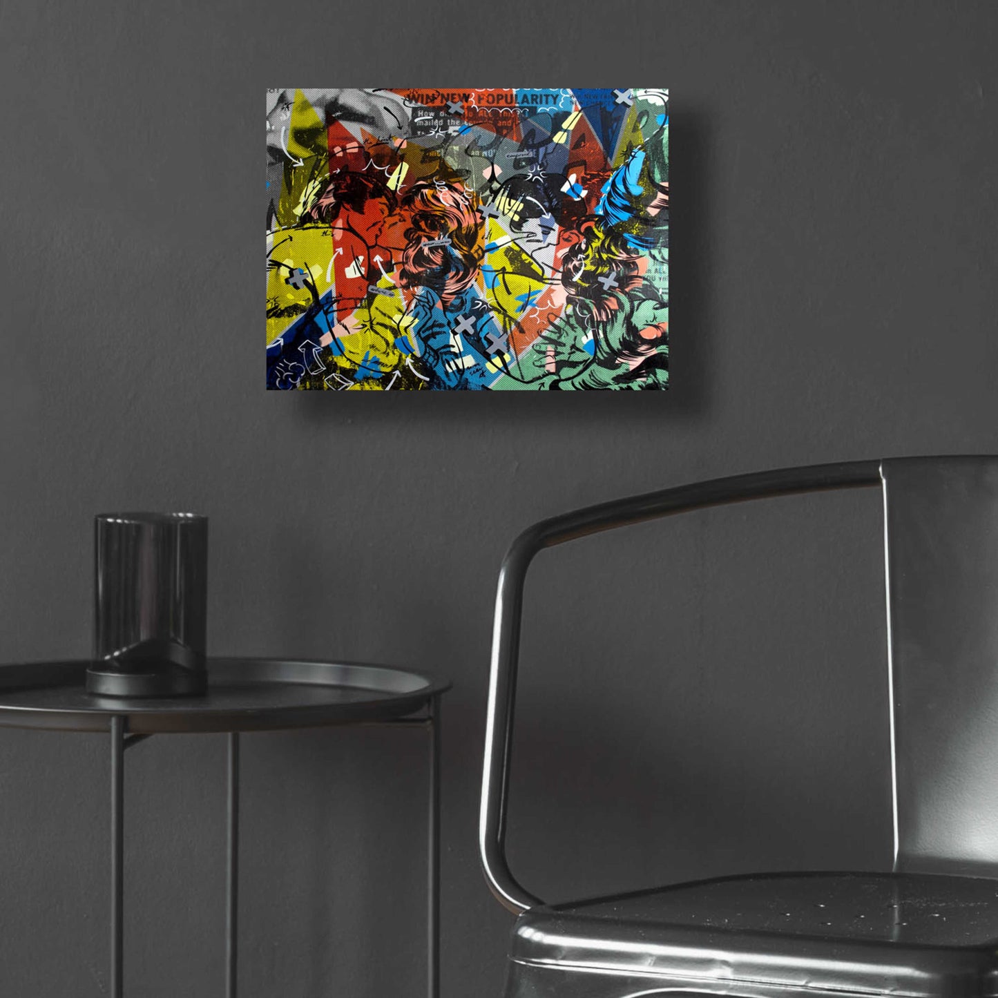 Epic Art 'Popularity Everyone is Doing It' by Dan Monteavaro, Acrylic Glass Wall Art,16x12