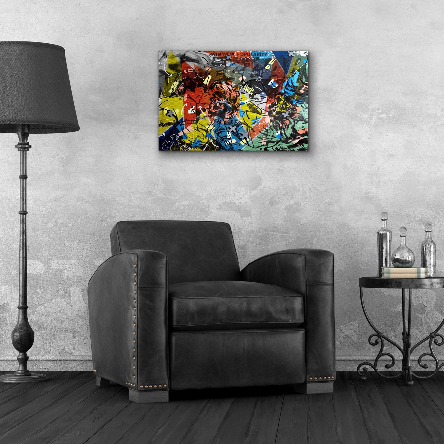 Epic Art 'Popularity Everyone is Doing It' by Dan Monteavaro, Acrylic Glass Wall Art,24x16