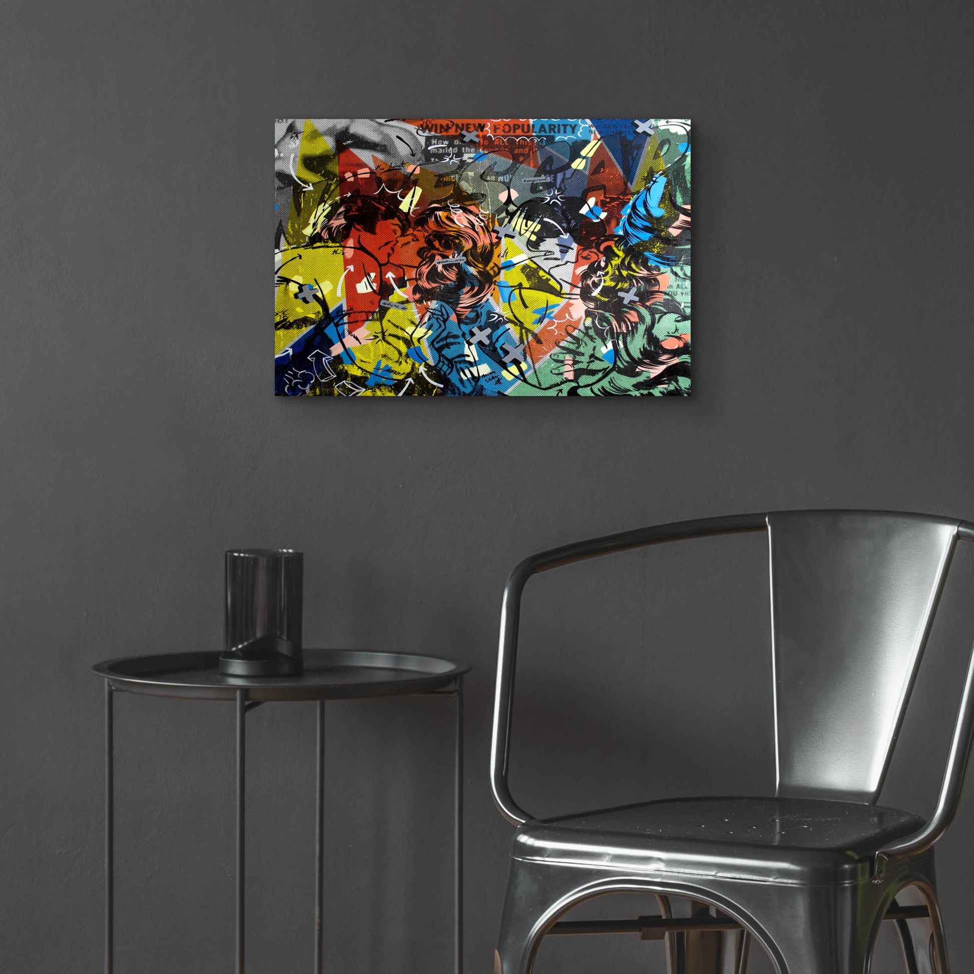 Epic Art 'Popularity Everyone is Doing It' by Dan Monteavaro, Acrylic Glass Wall Art,24x16