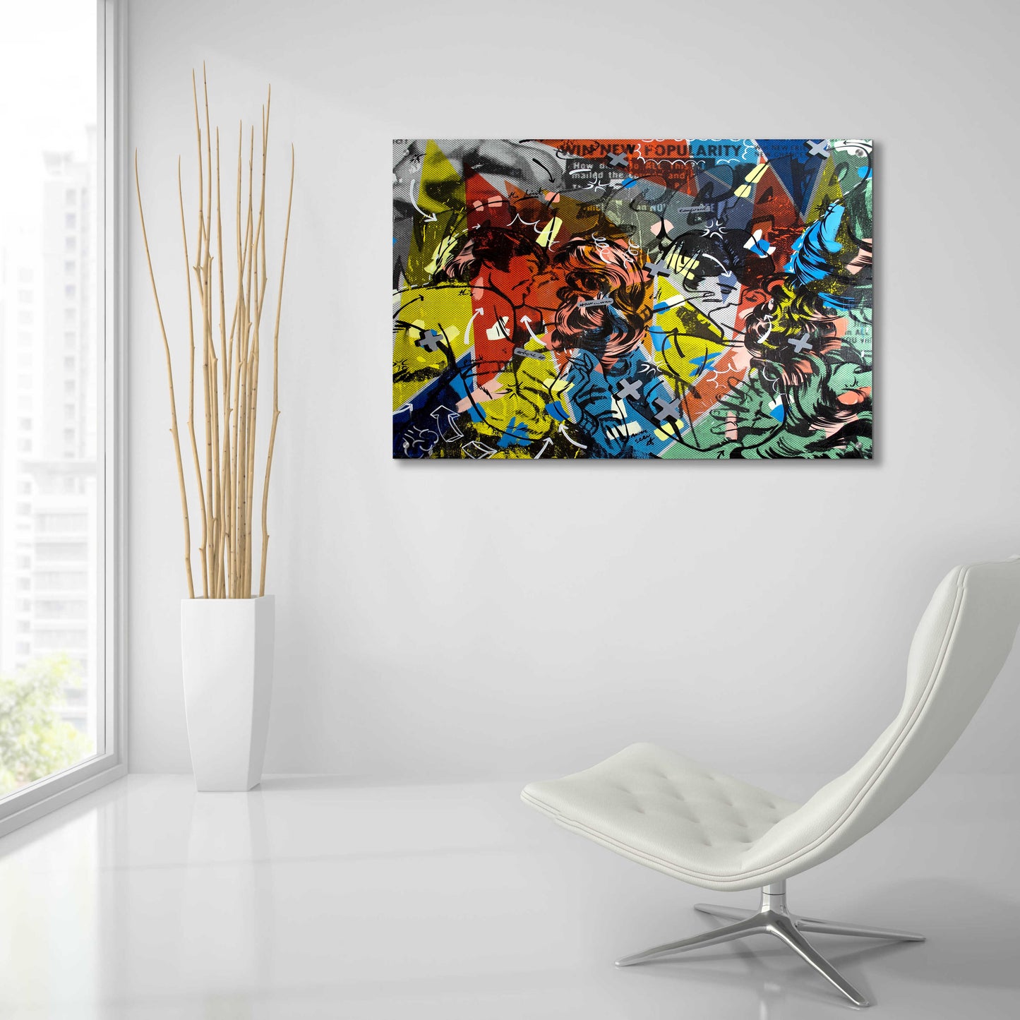 Epic Art 'Popularity Everyone is Doing It' by Dan Monteavaro, Acrylic Glass Wall Art,36x24