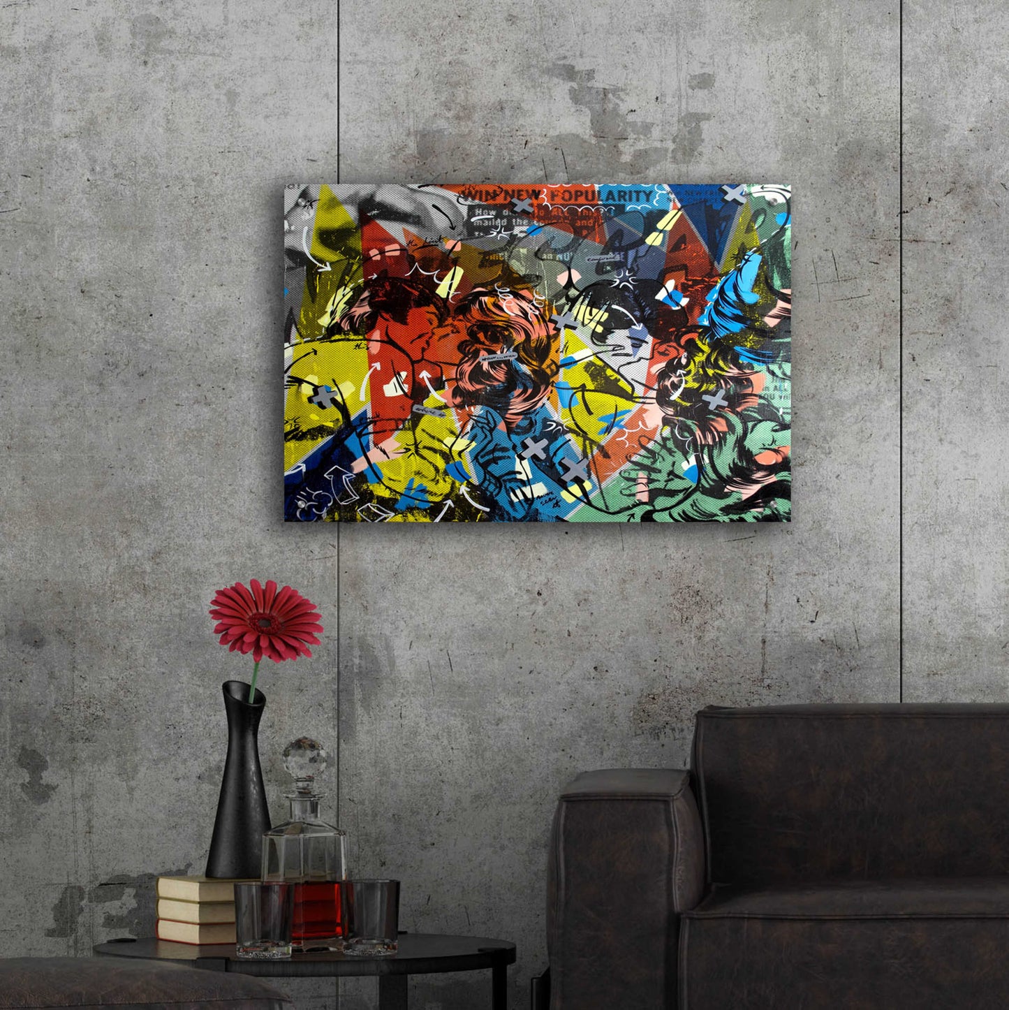 Epic Art 'Popularity Everyone is Doing It' by Dan Monteavaro, Acrylic Glass Wall Art,36x24