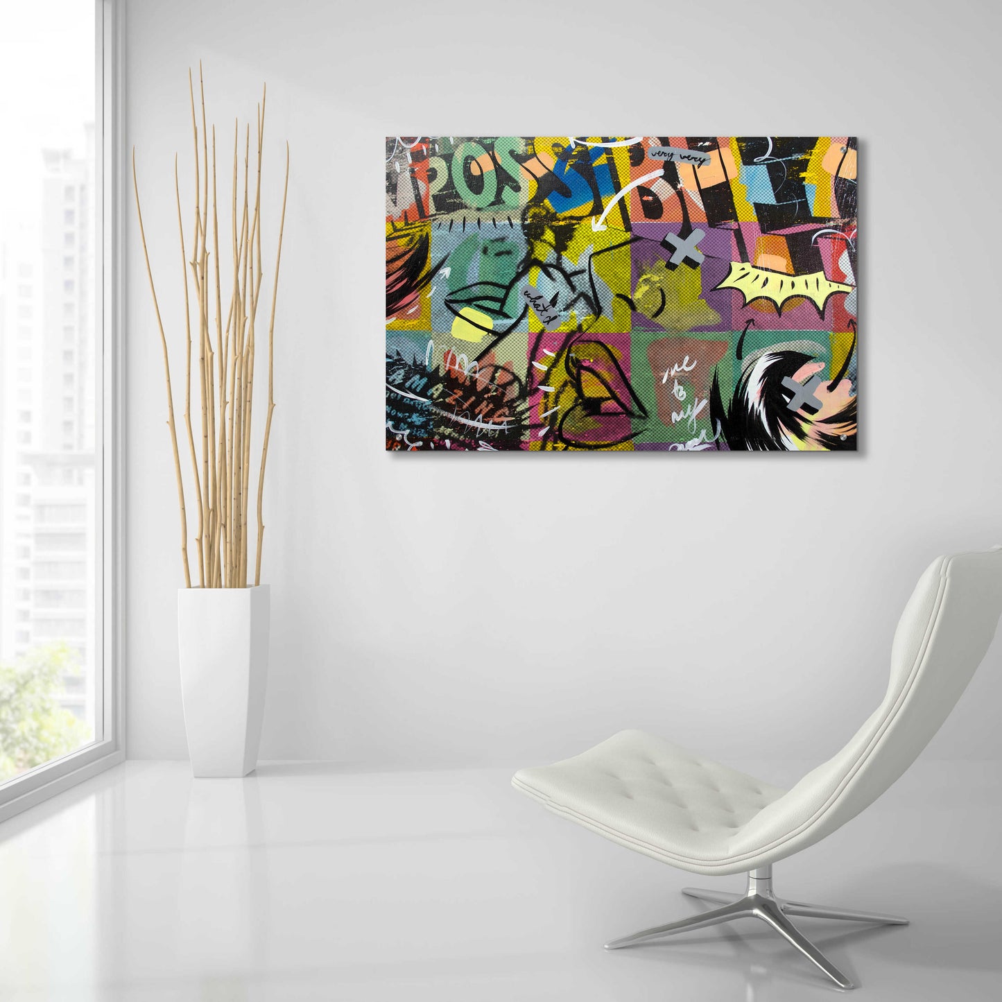 Epic Art 'IMPOSSIBLE' by Dan Monteavaro, Acrylic Glass Wall Art,36x24