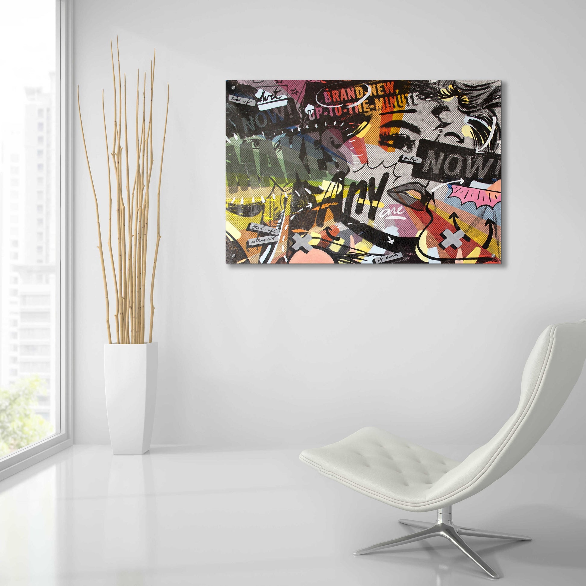 Epic Art 'Anyone Now' by Dan Monteavaro, Acrylic Glass Wall Art,36x24