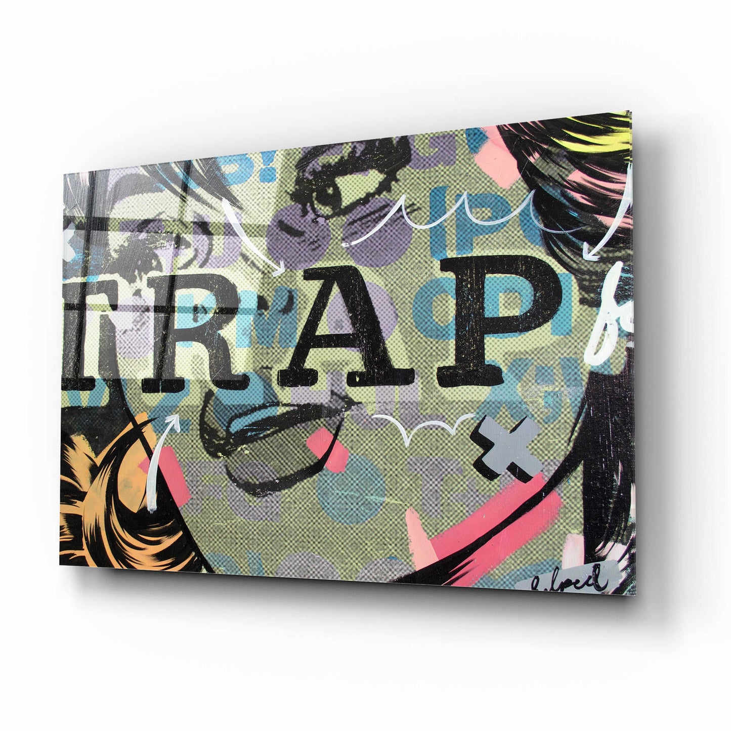 Epic Art 'Trap' by Dan Monteavaro, Acrylic Glass Wall Art,16x12